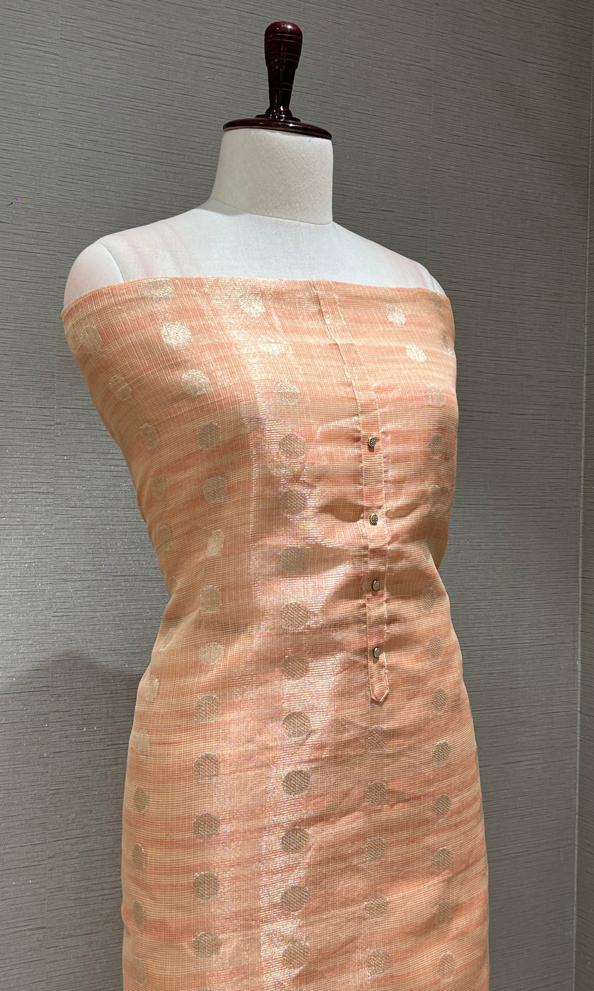 Rust dress material