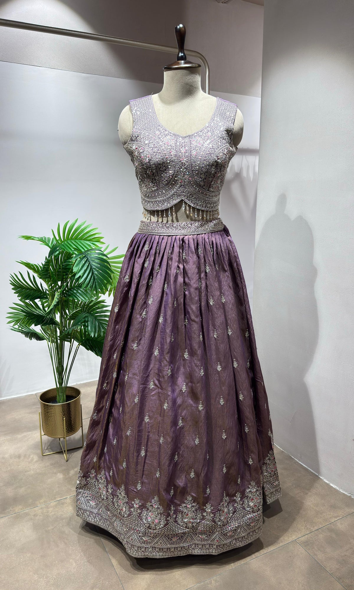 Light purple lehenga