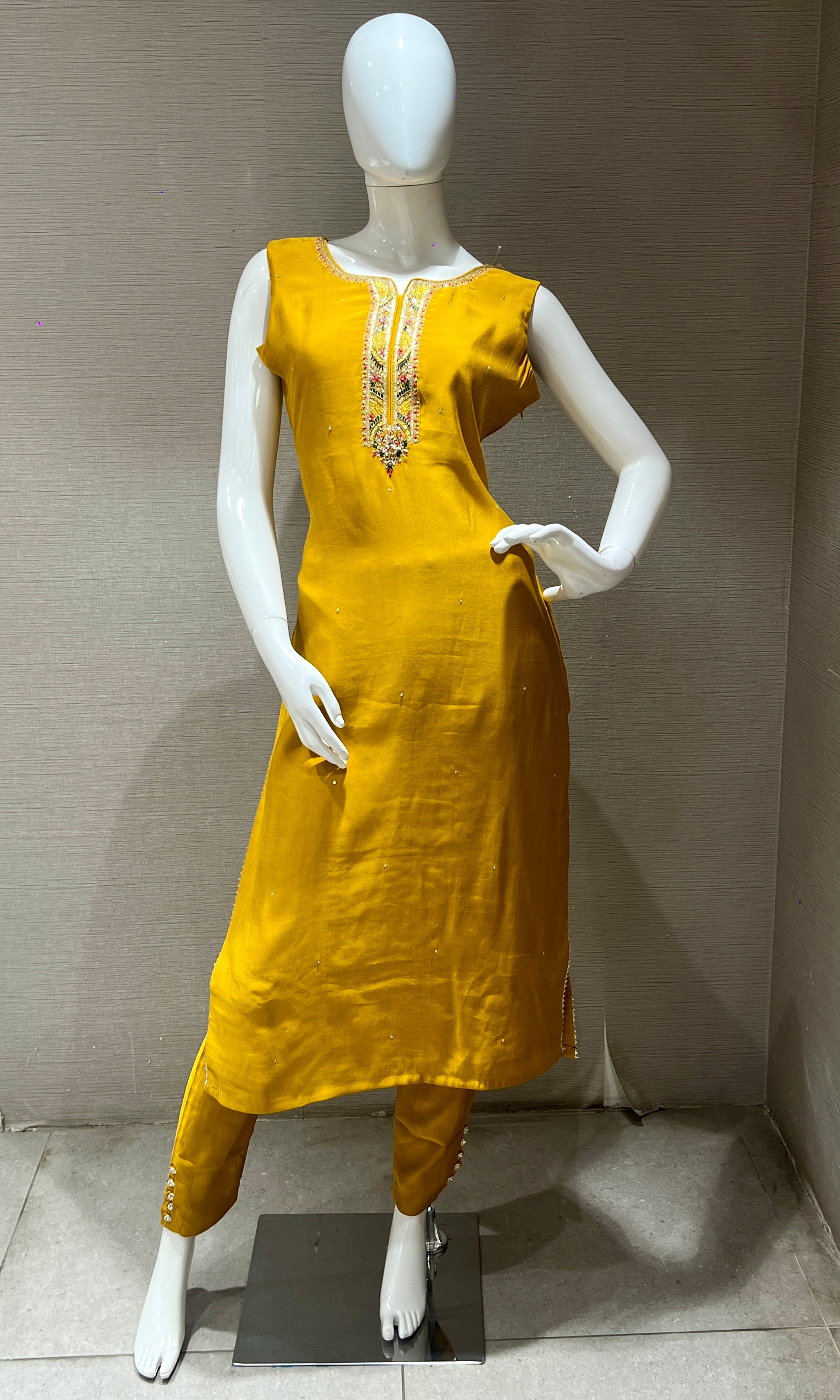 Marigold Mela Kurta Set