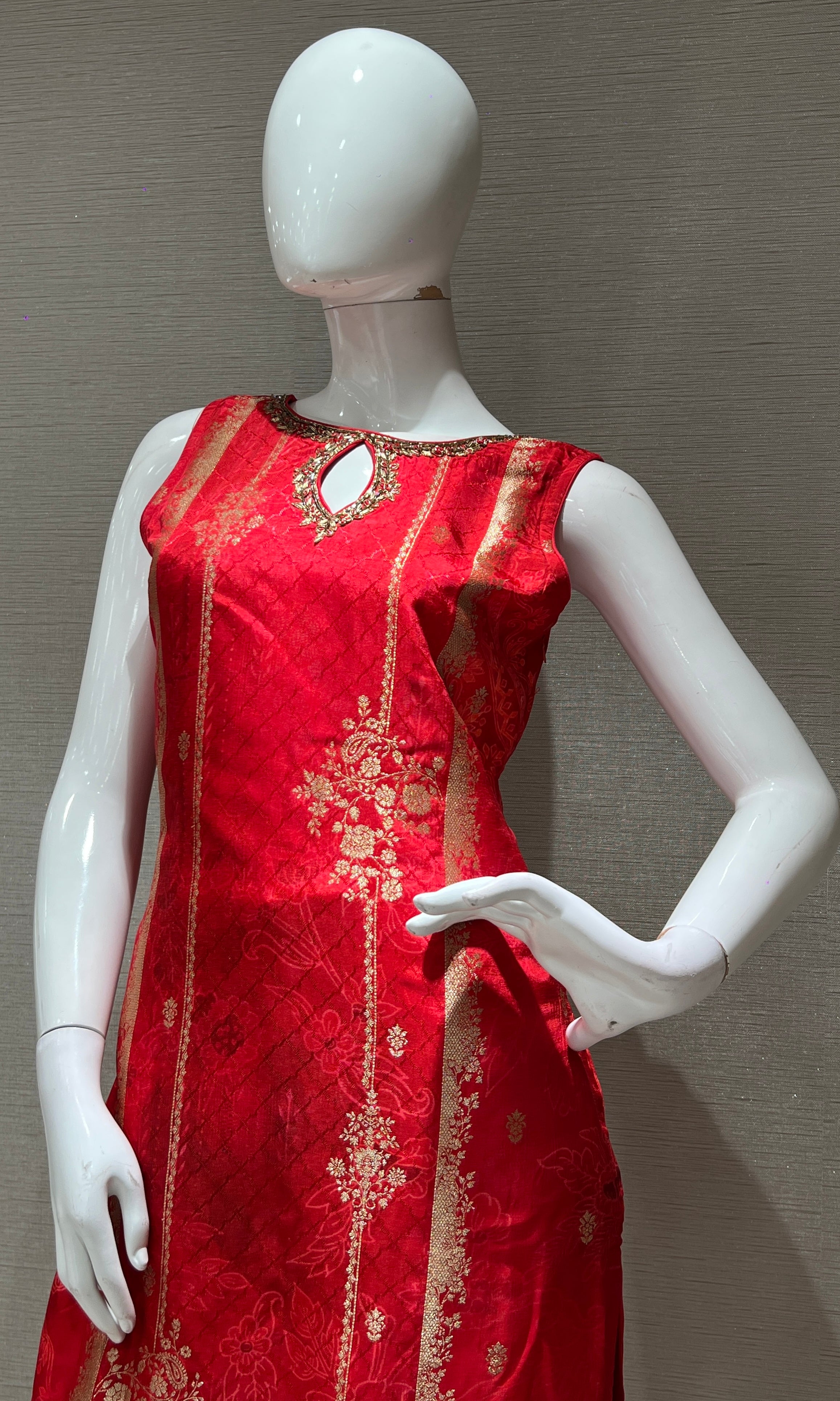 Rani pink kurta set