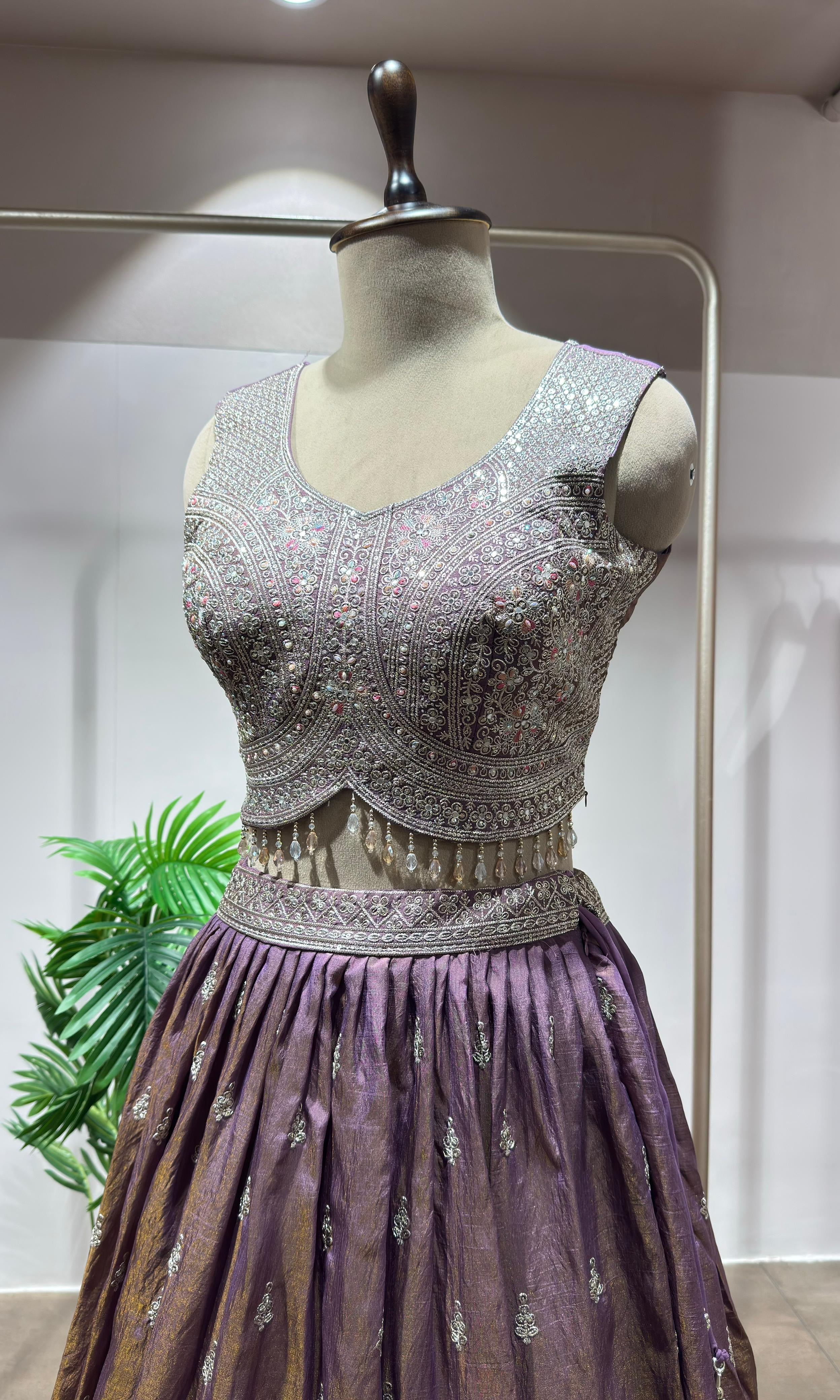 Light purple lehenga