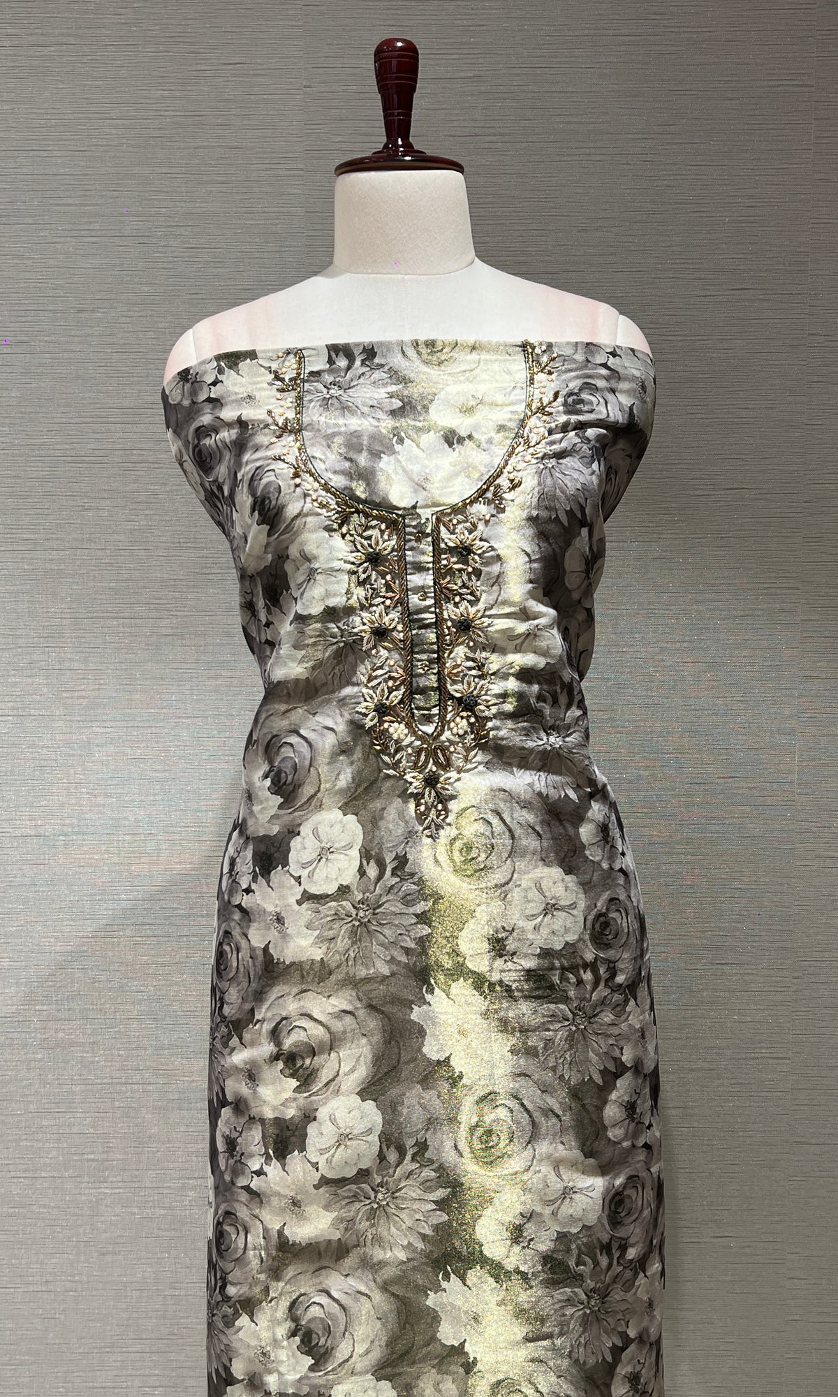 Black dress material