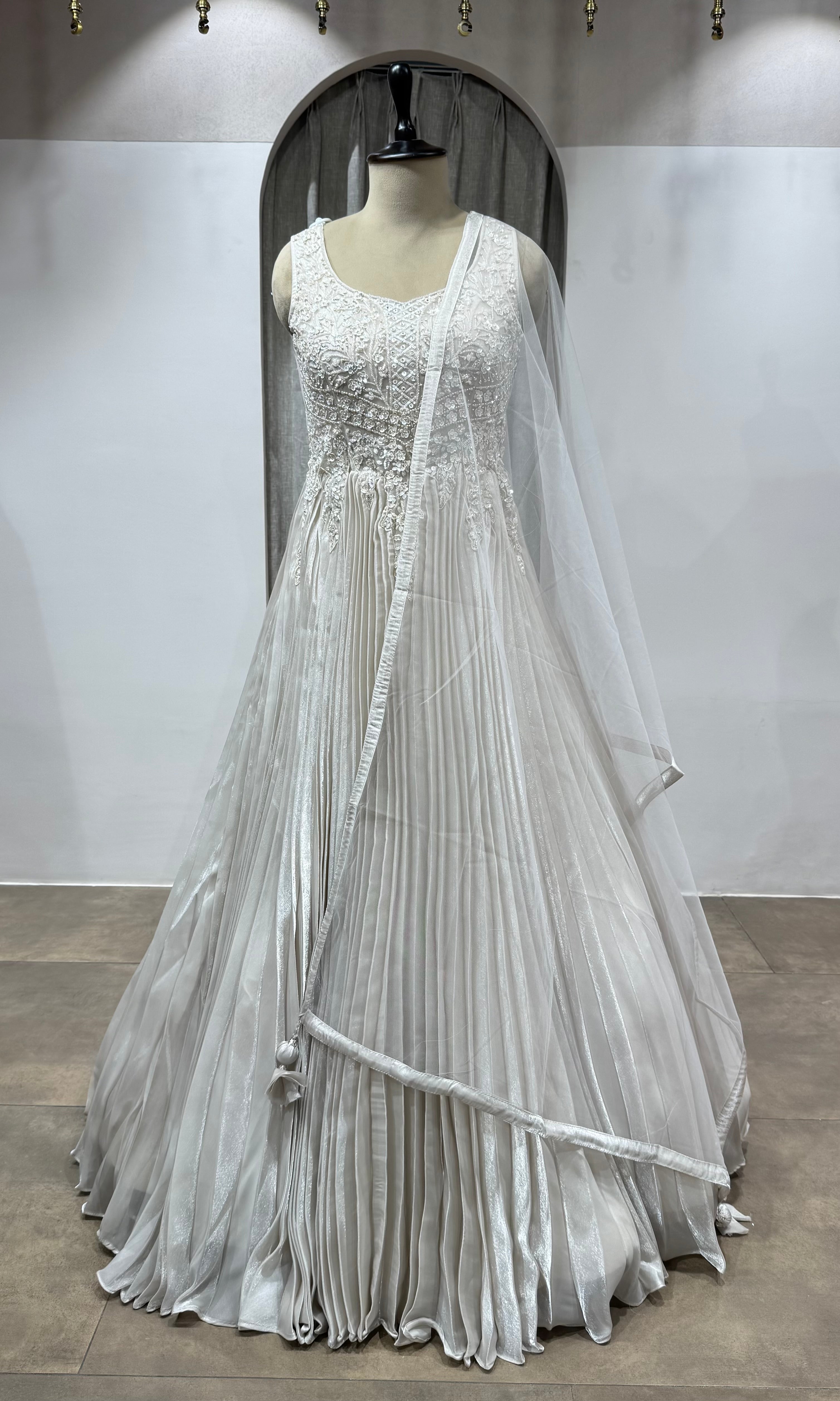 FAWN Sequins Embroidered Gown