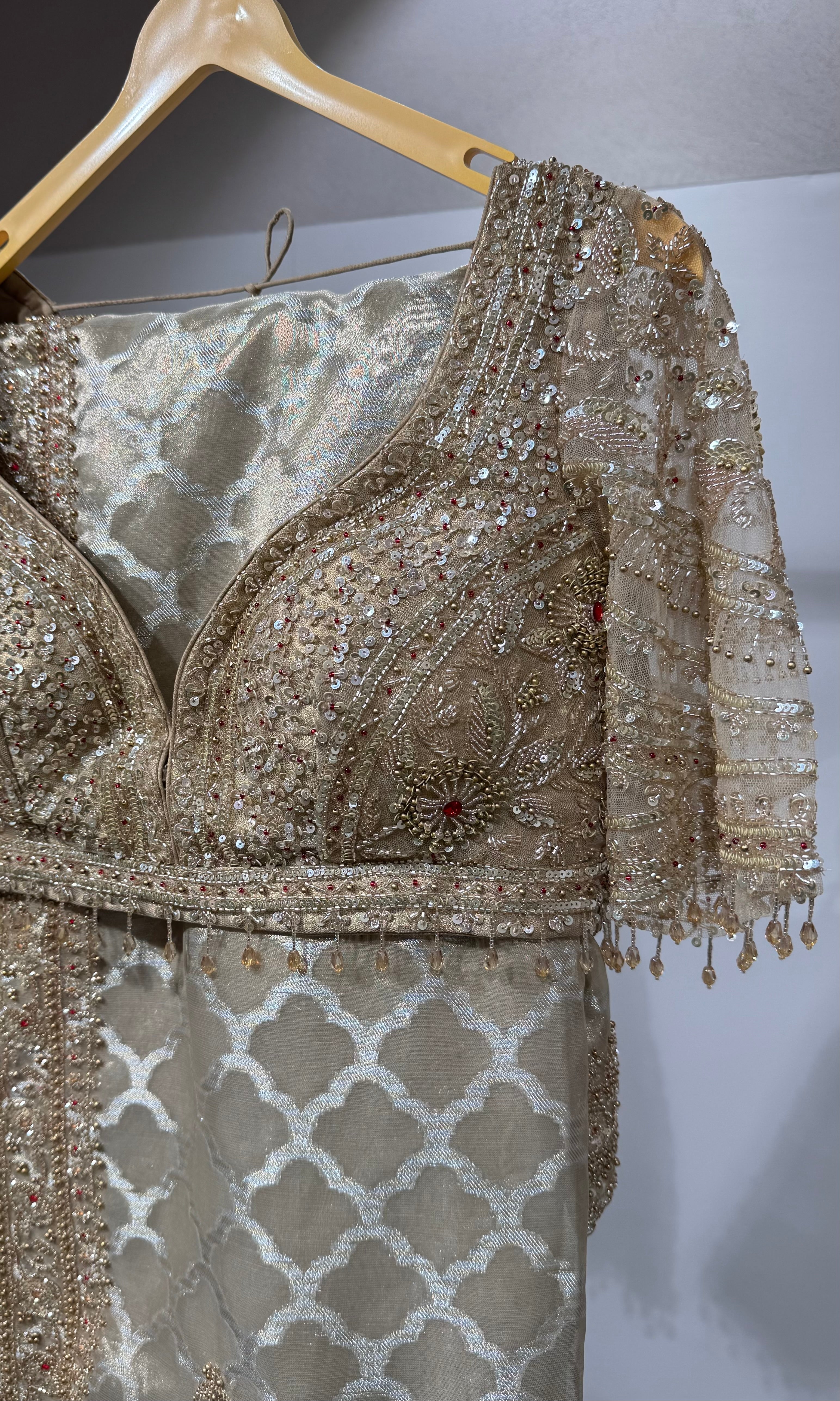 Gold Gilded Glamour Ensemble SAREE
