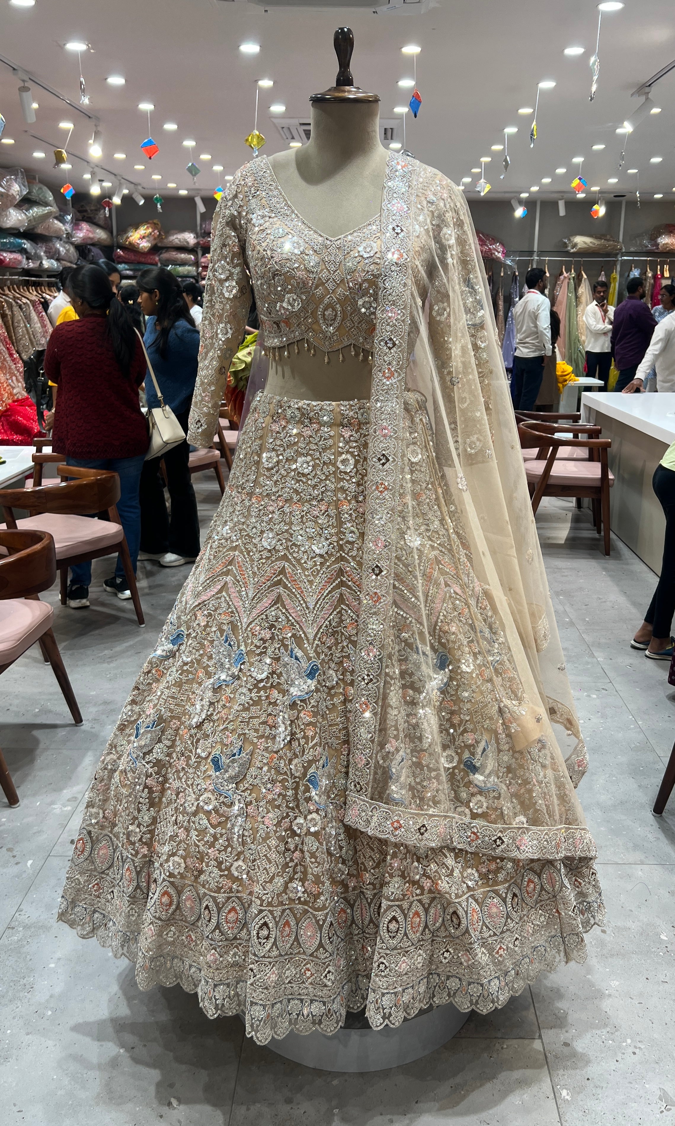 Beagh HEAVY INTRICATE EMBROIDERED LEHENGA