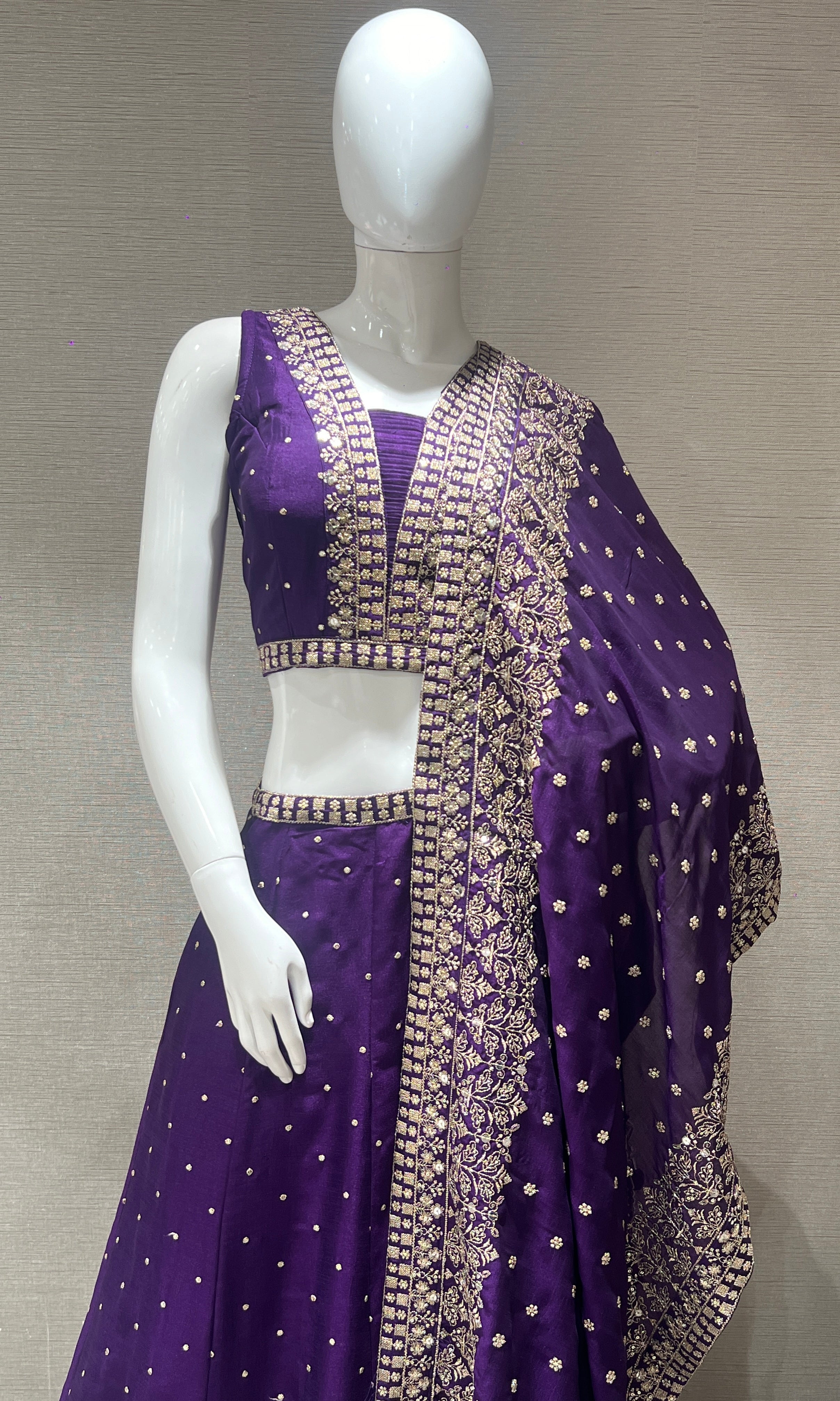 Purple Lehenga