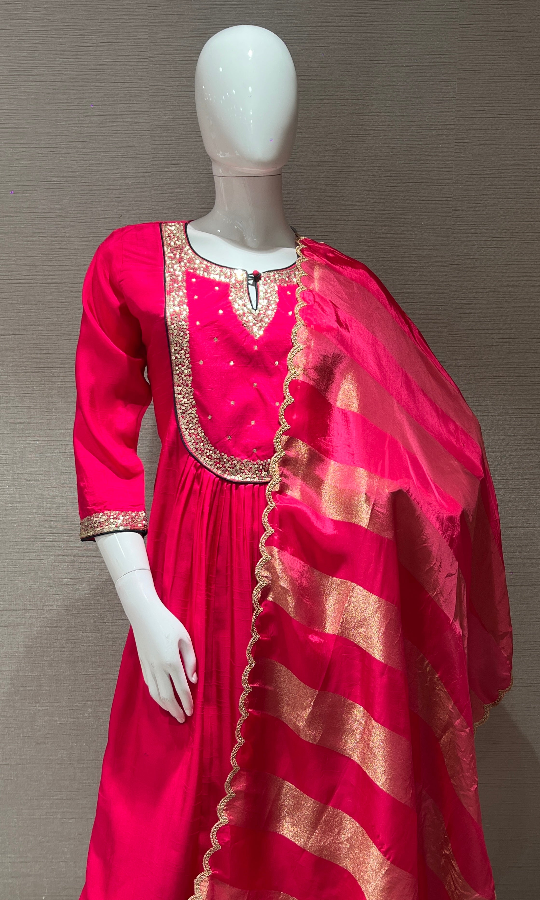Pink kurta set
