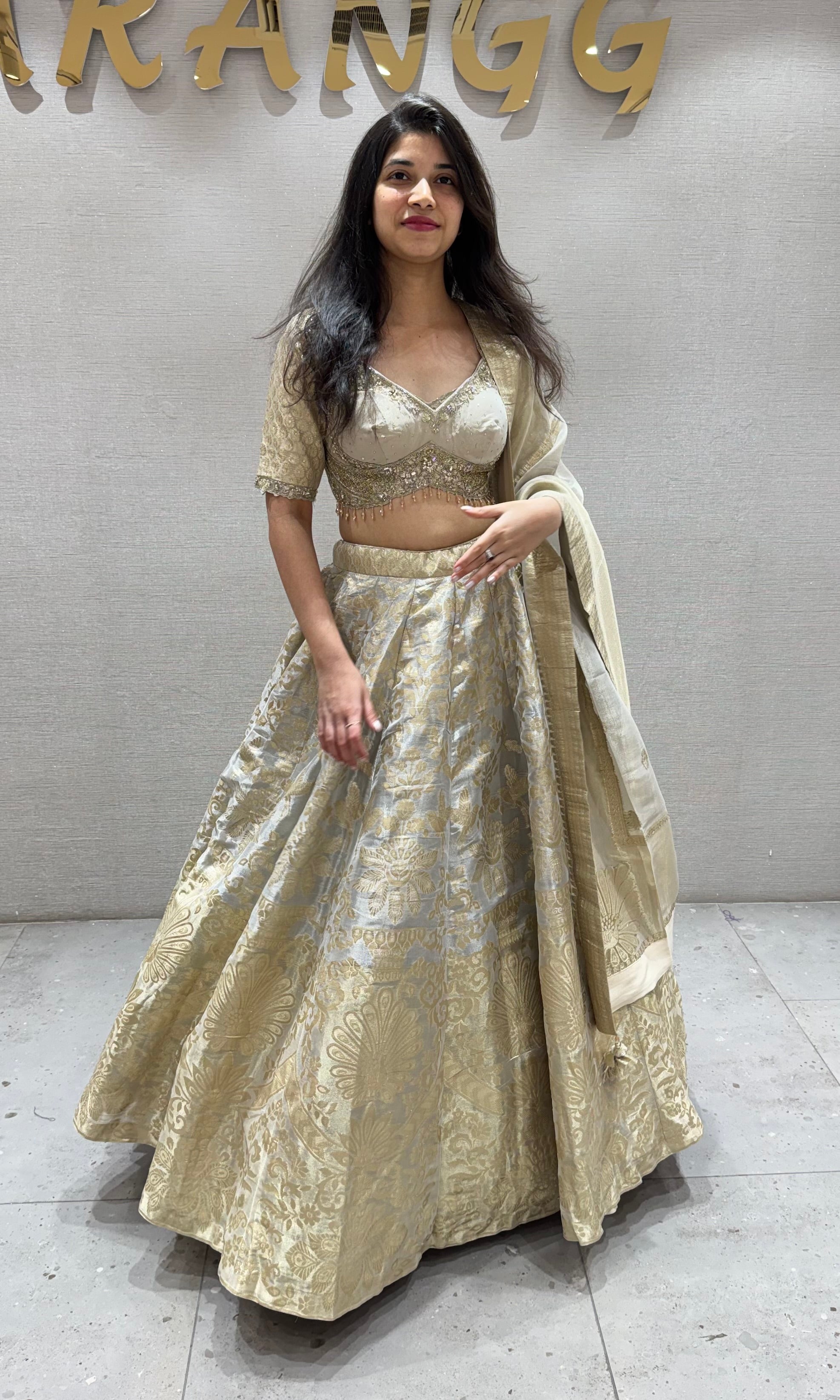 BEAGH FLORAL LEHENGA WITH ELEGANT BLOUSE