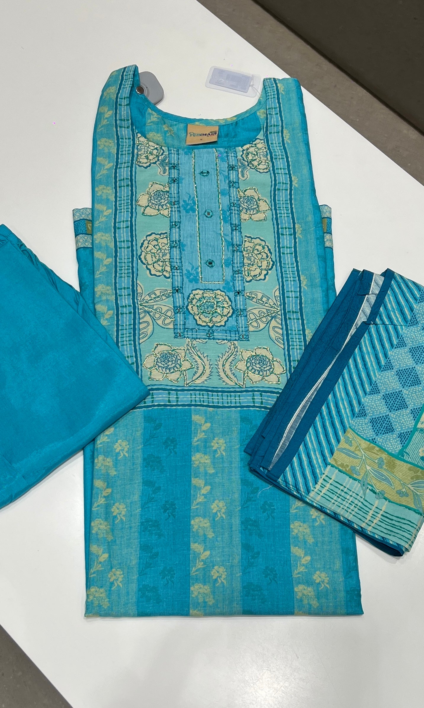 Blue kurta set