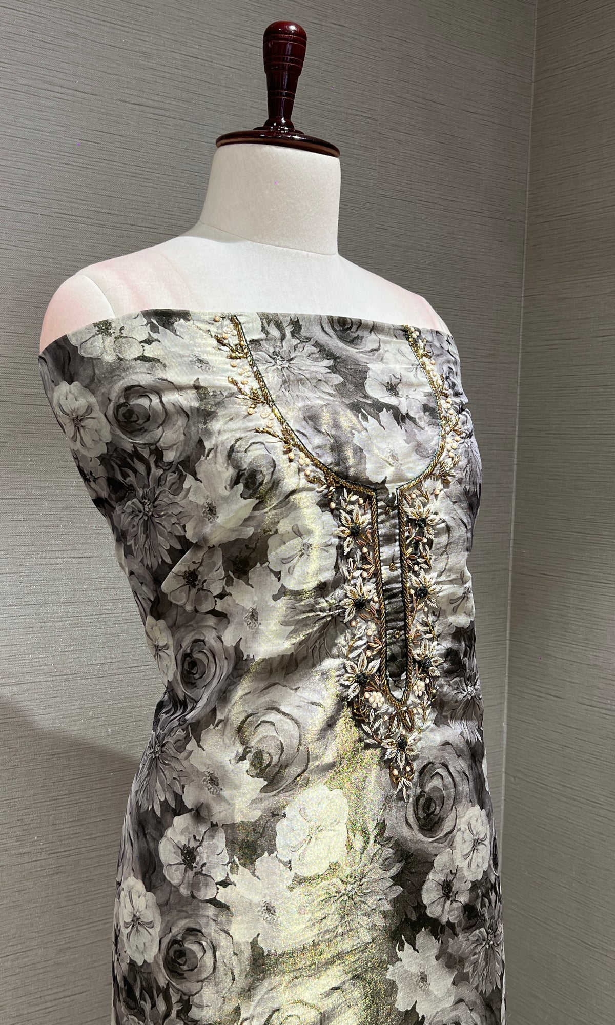 Black dress material