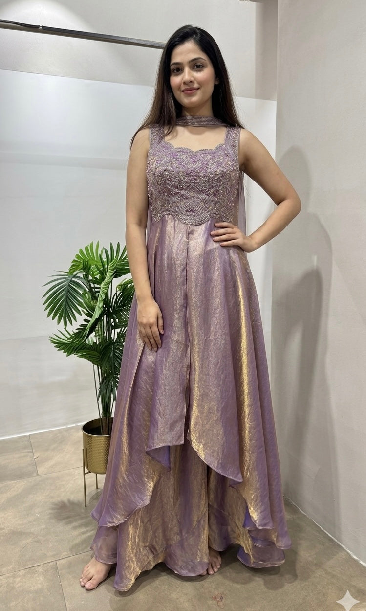 Violet EMBROIDERED ANARKALI
