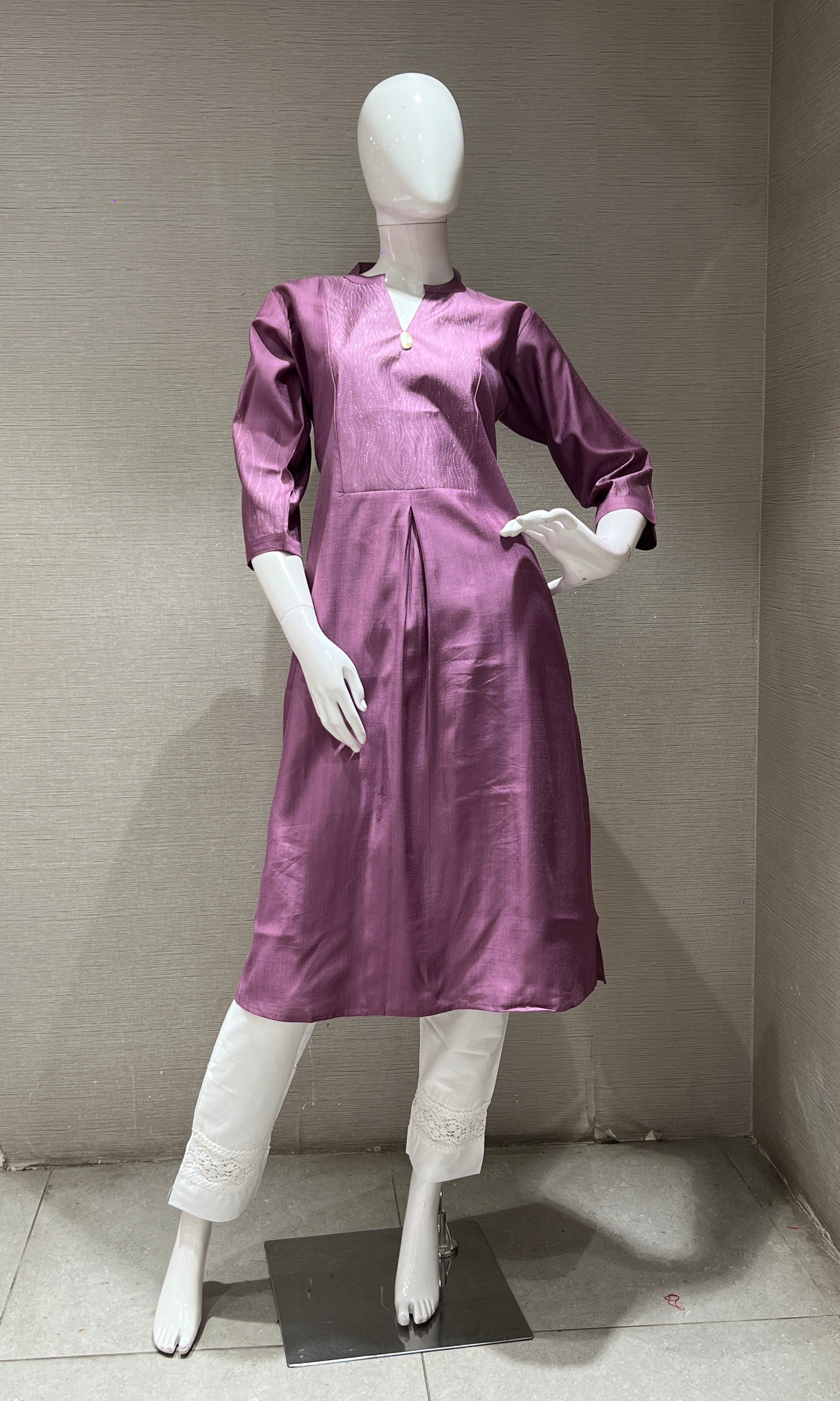 Lavender Kurti top