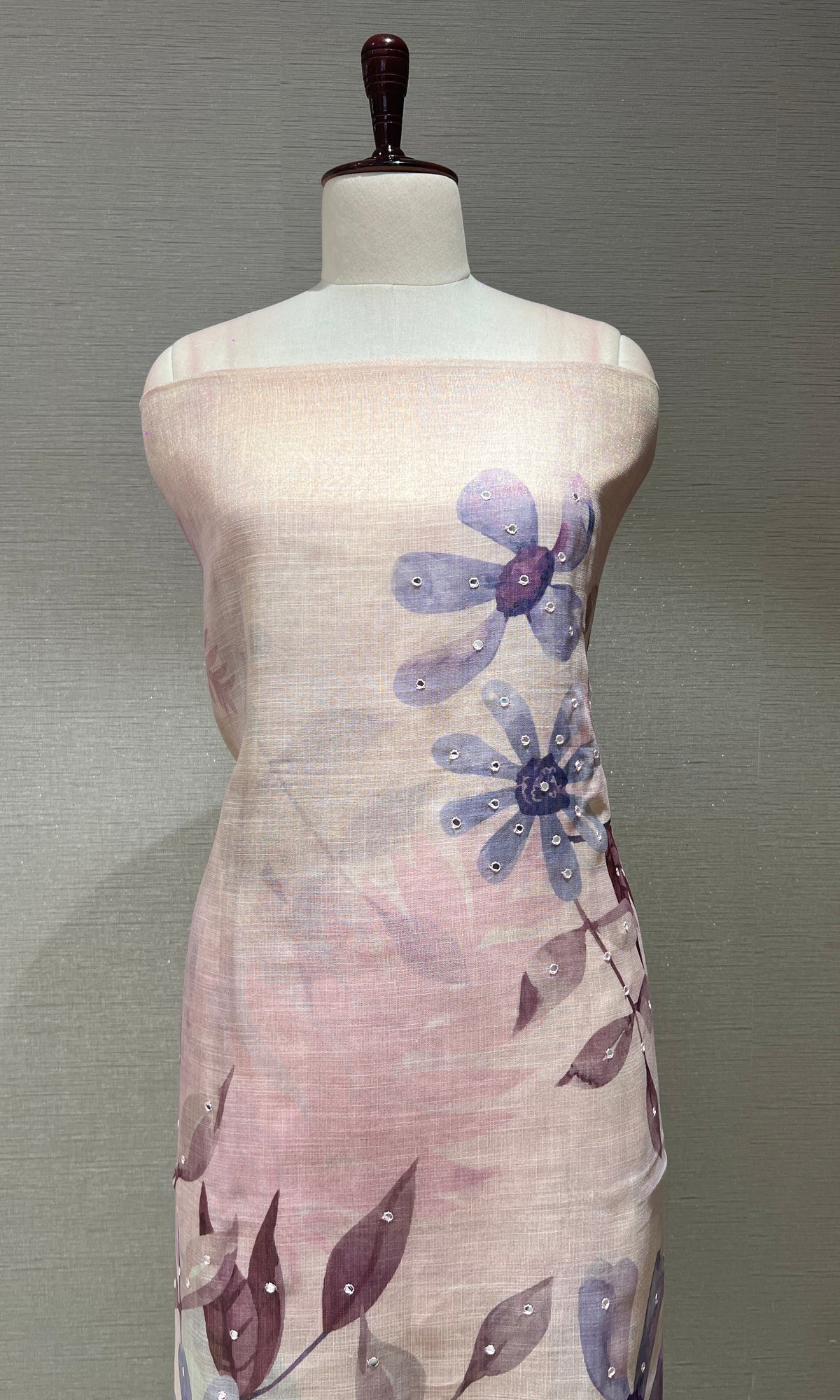 Purple dress material
