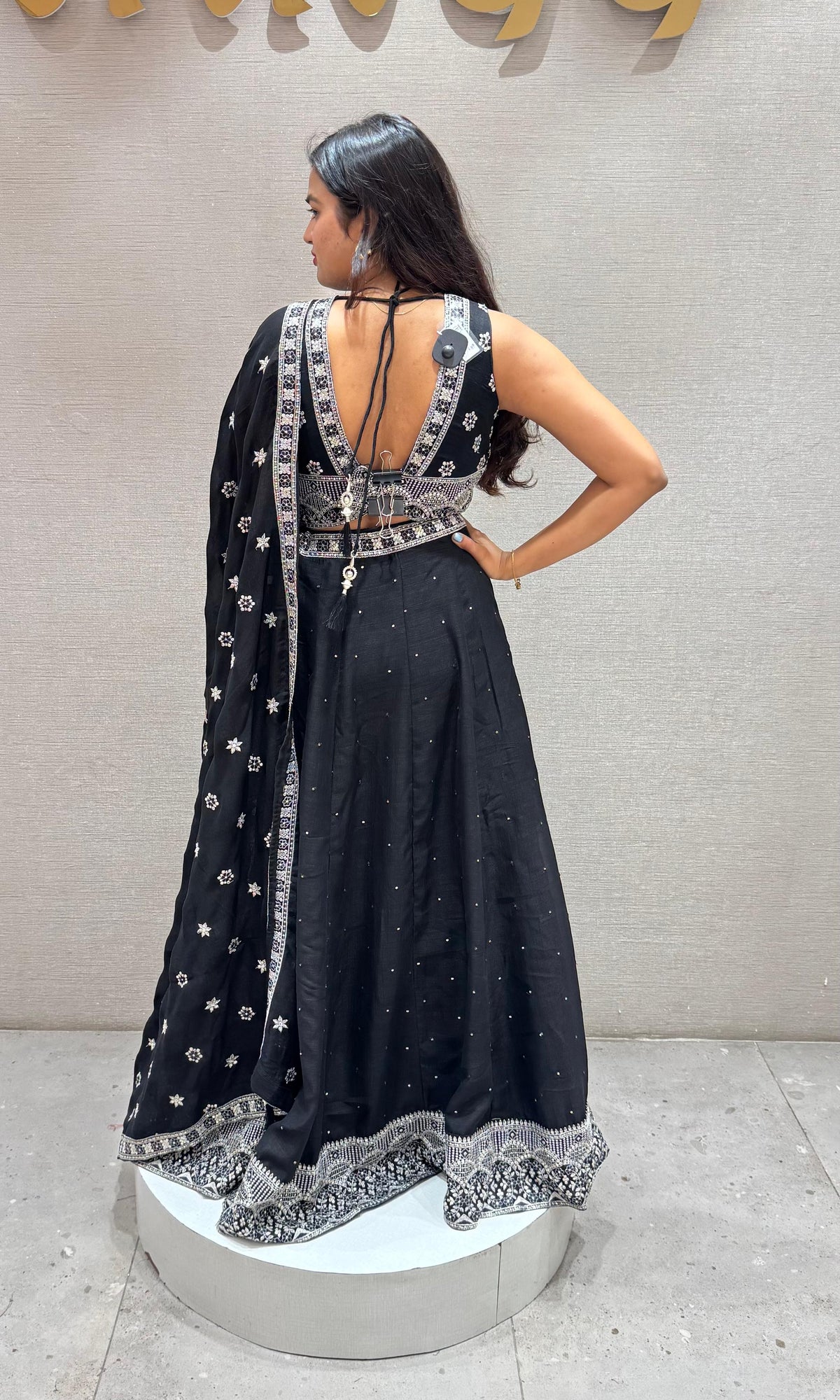 Black ELEGANT Lehenga