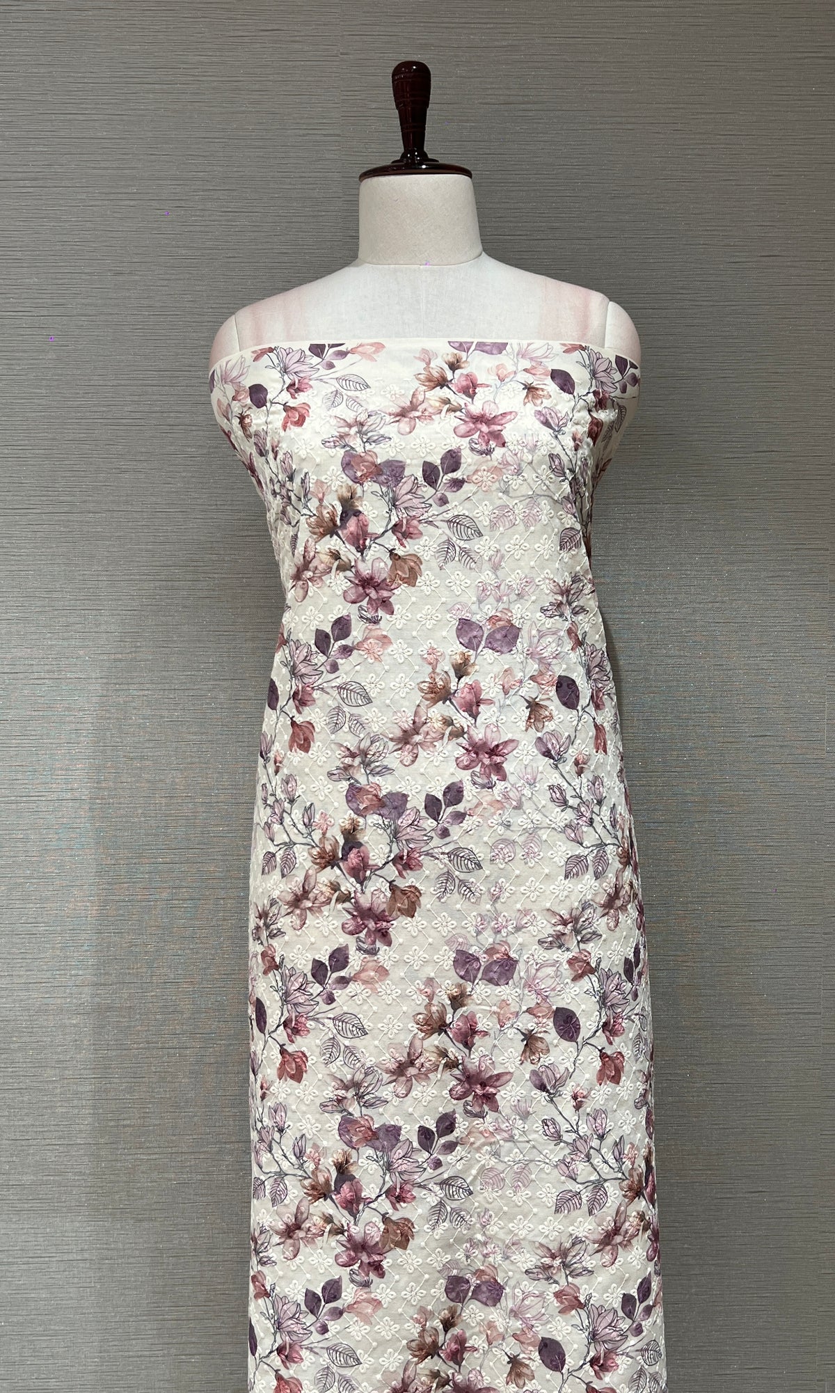 Purple dress material