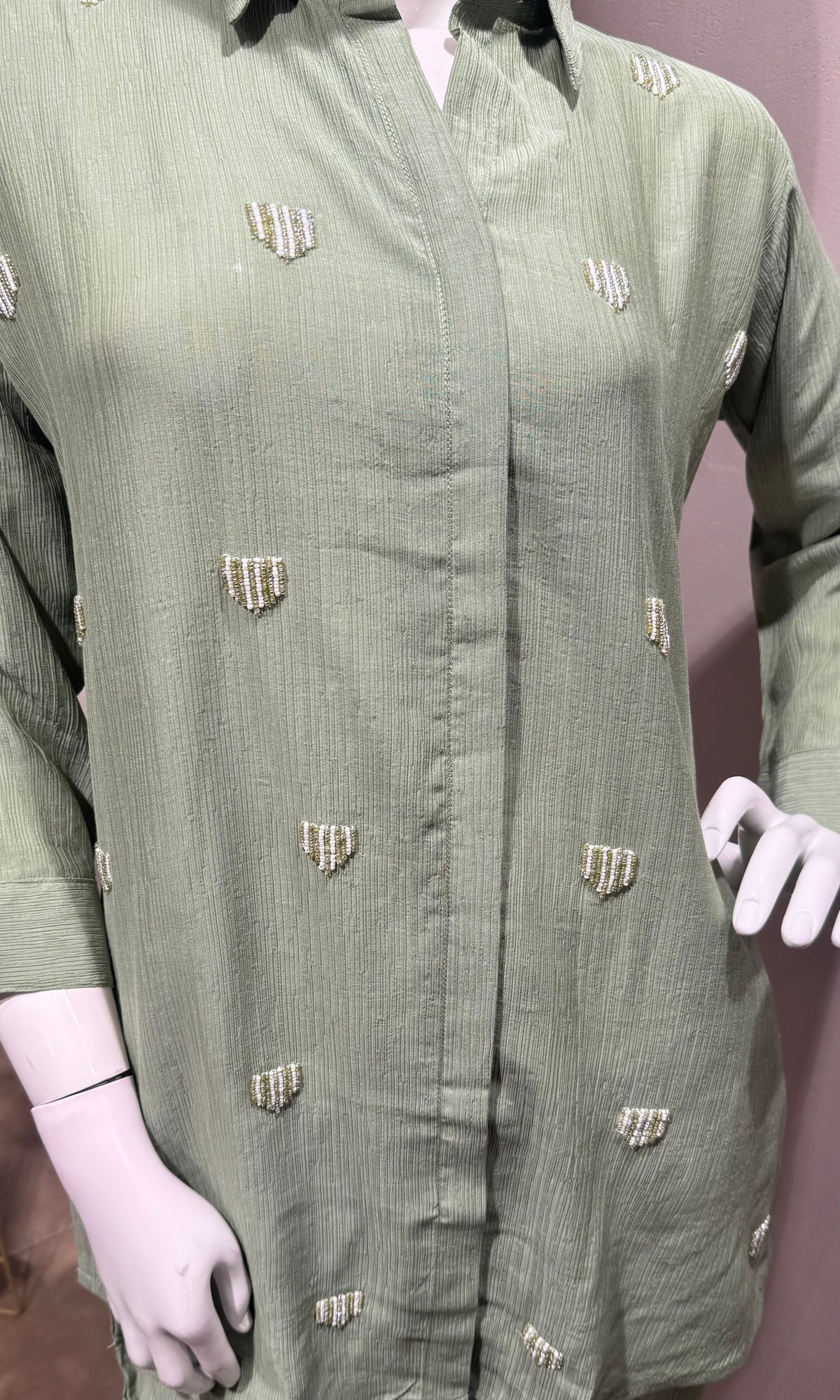 Pistachio Green cord set