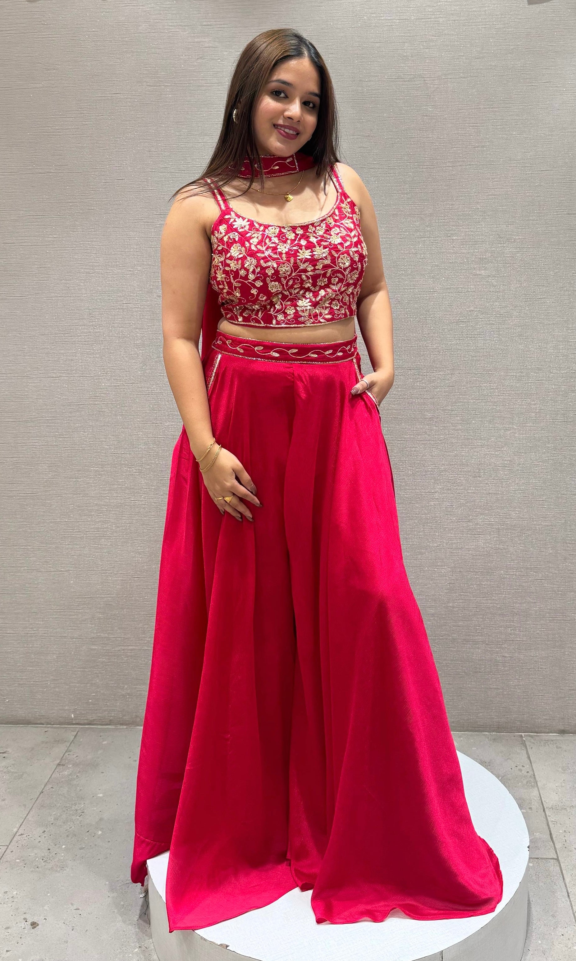 Rani pink palazzo set
