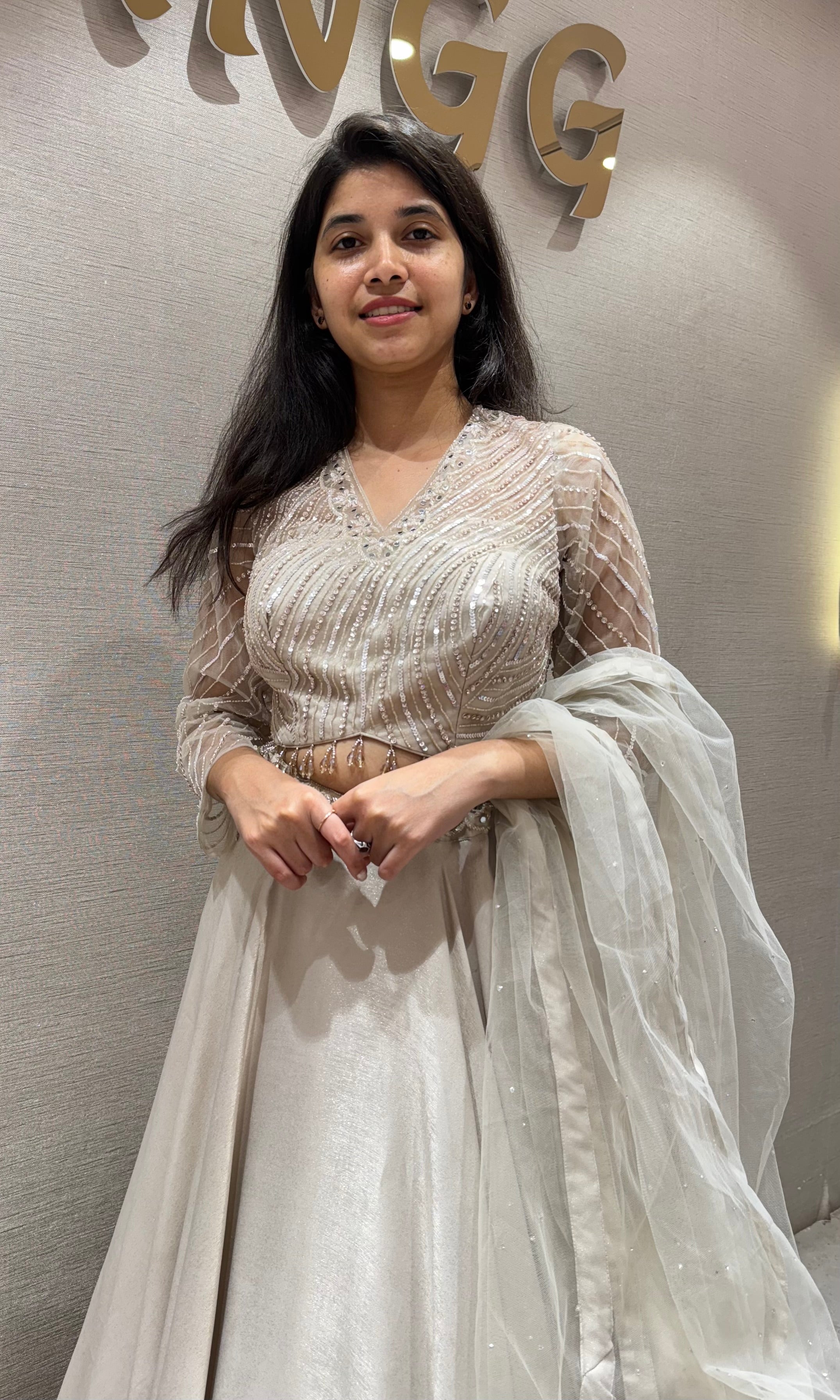 FAWN and Shimmer Lehenga Set