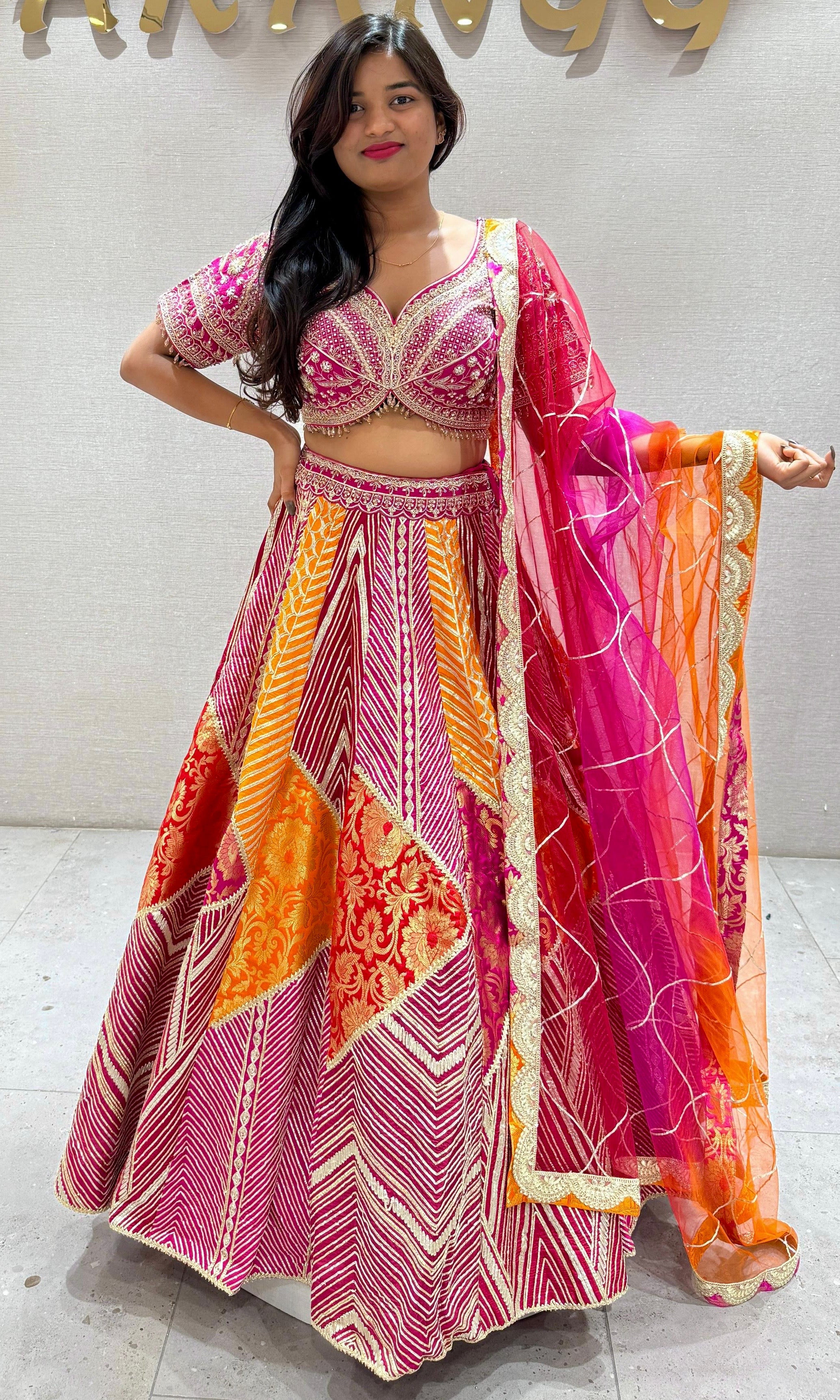 Pink Lehenga