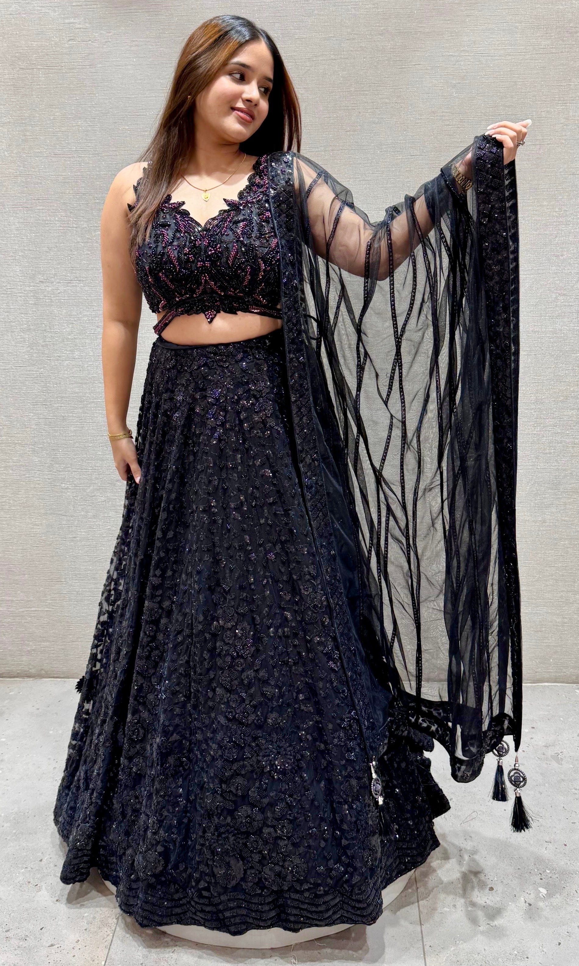 Black Lehenga