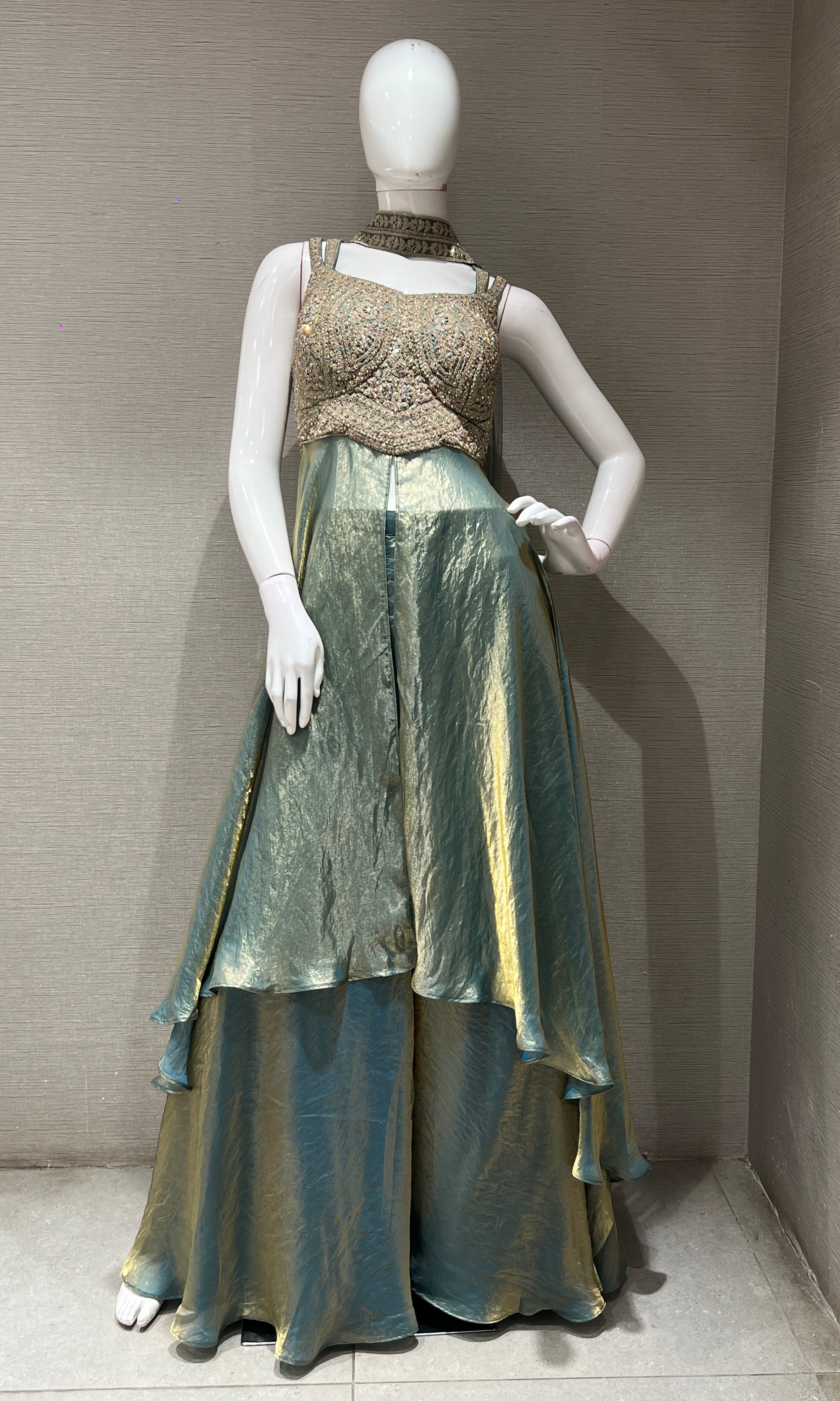 RAMA EMBROIDERED ANARKALI DRESS