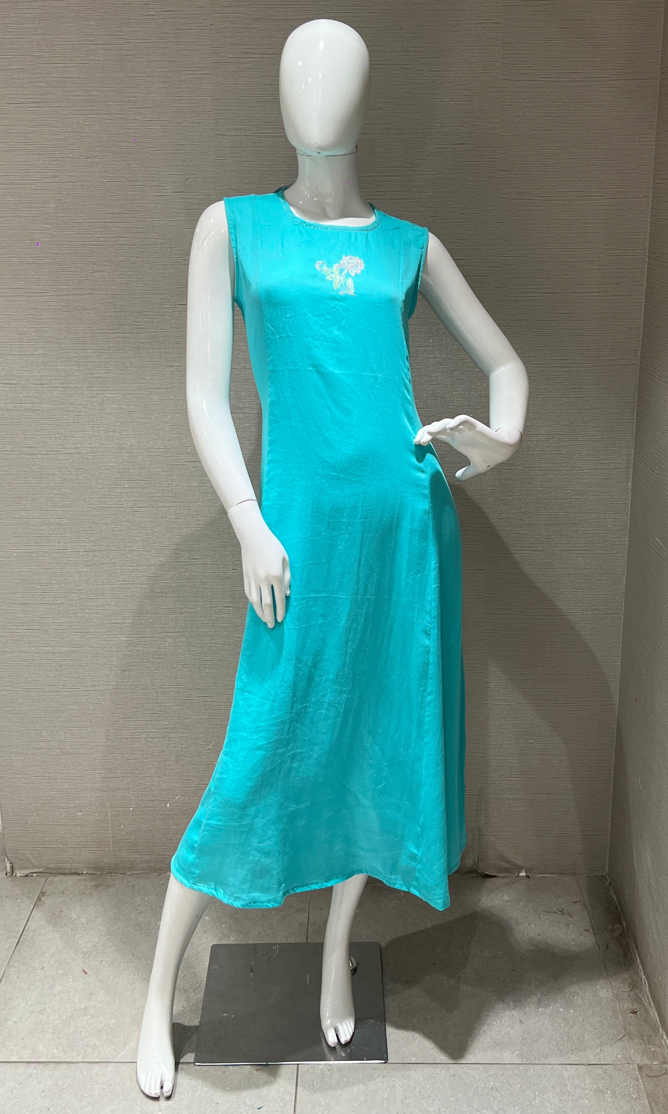 coral blue Kurti top