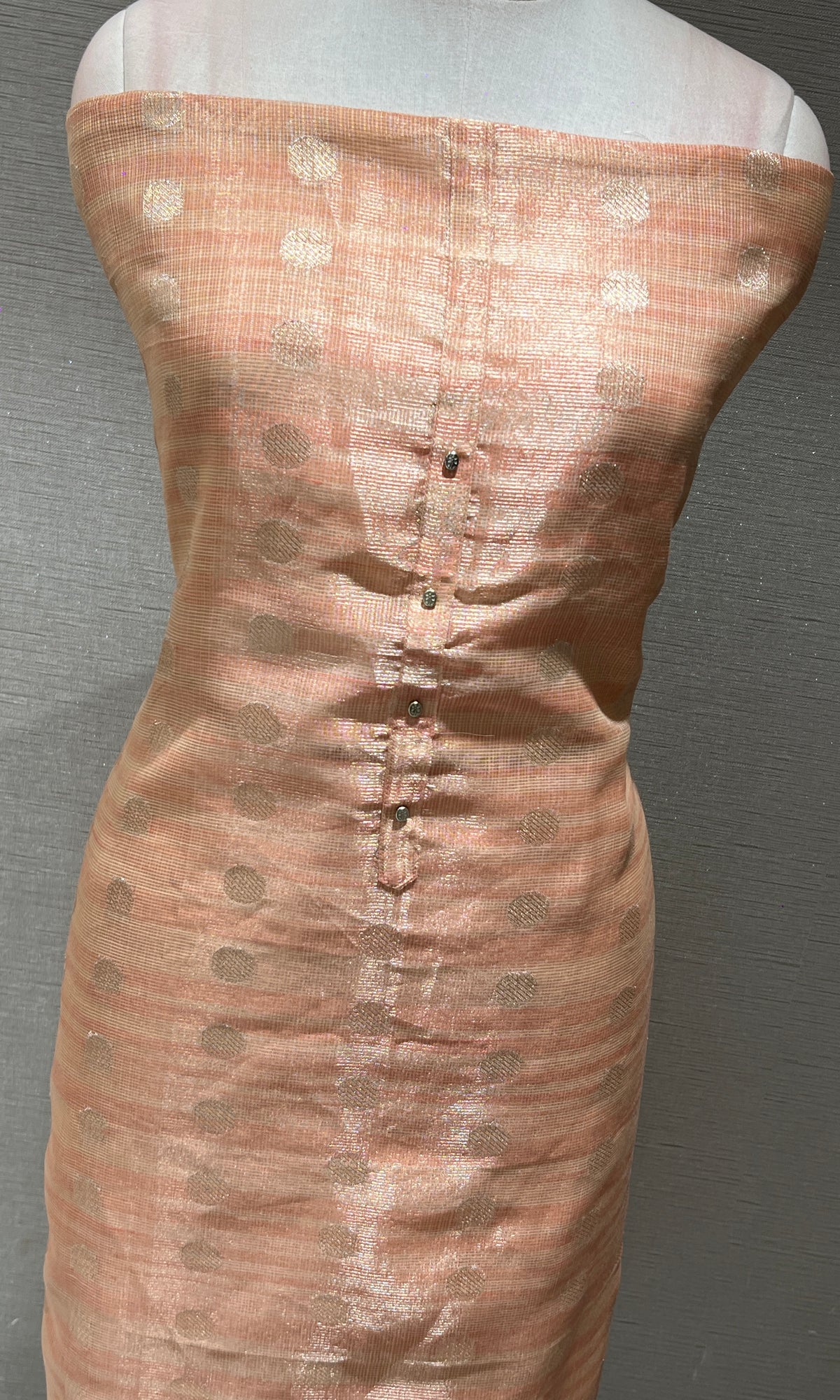 Rust dress material