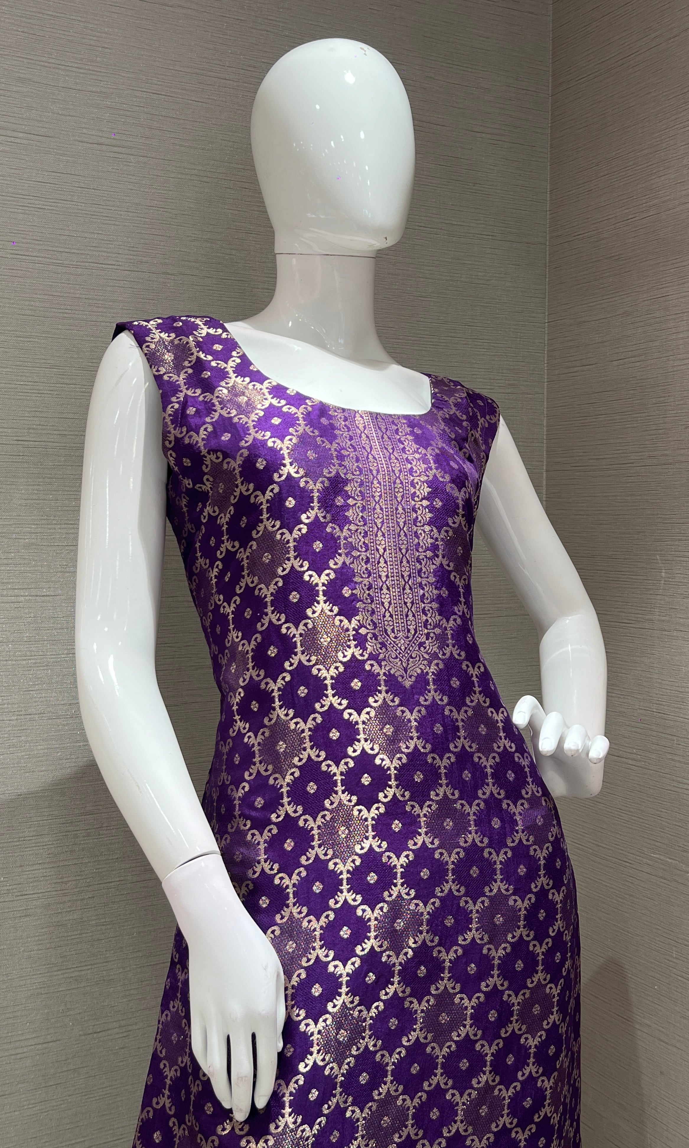 Purple GOLDEN ETHNIC kurta set