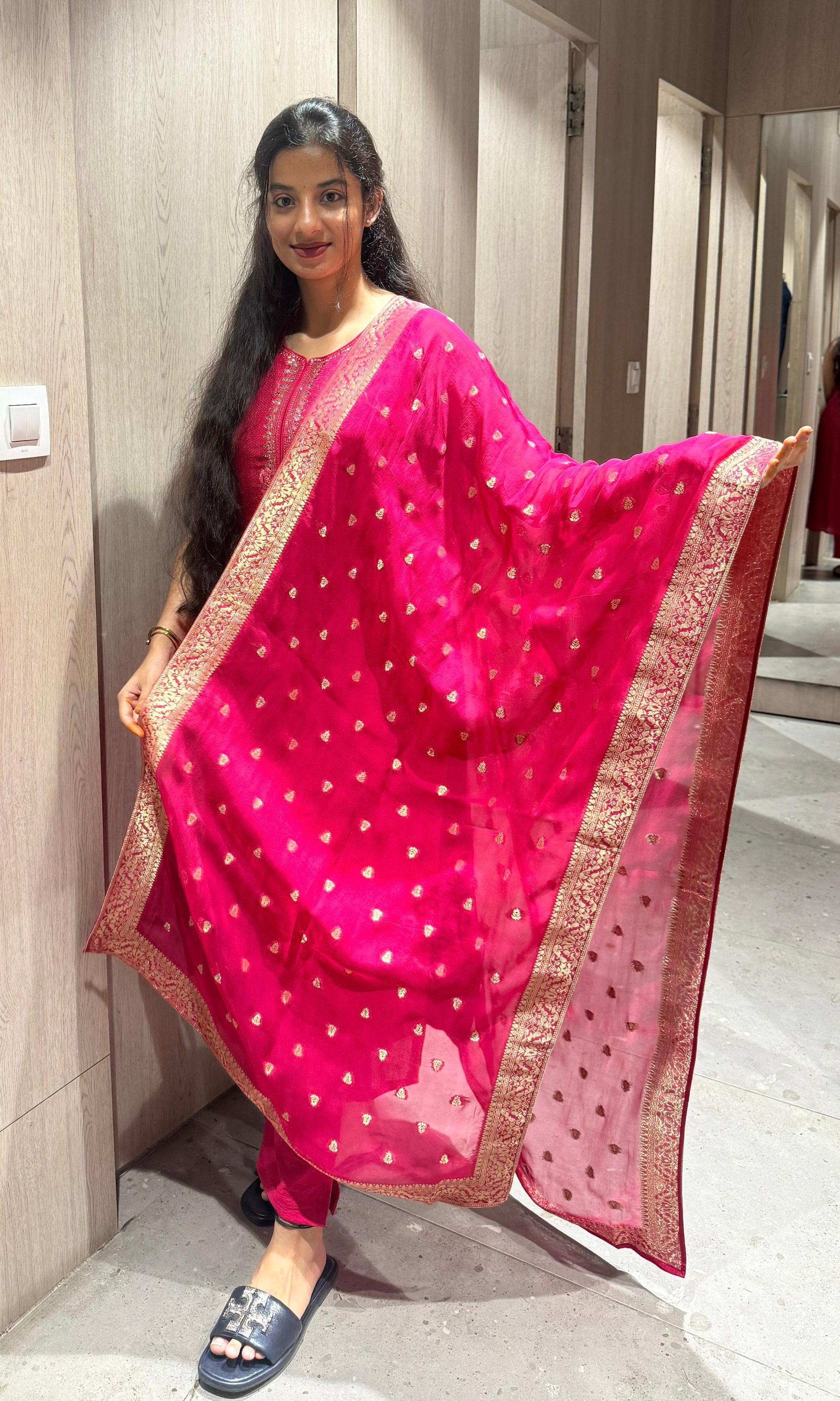 Pink kurta set