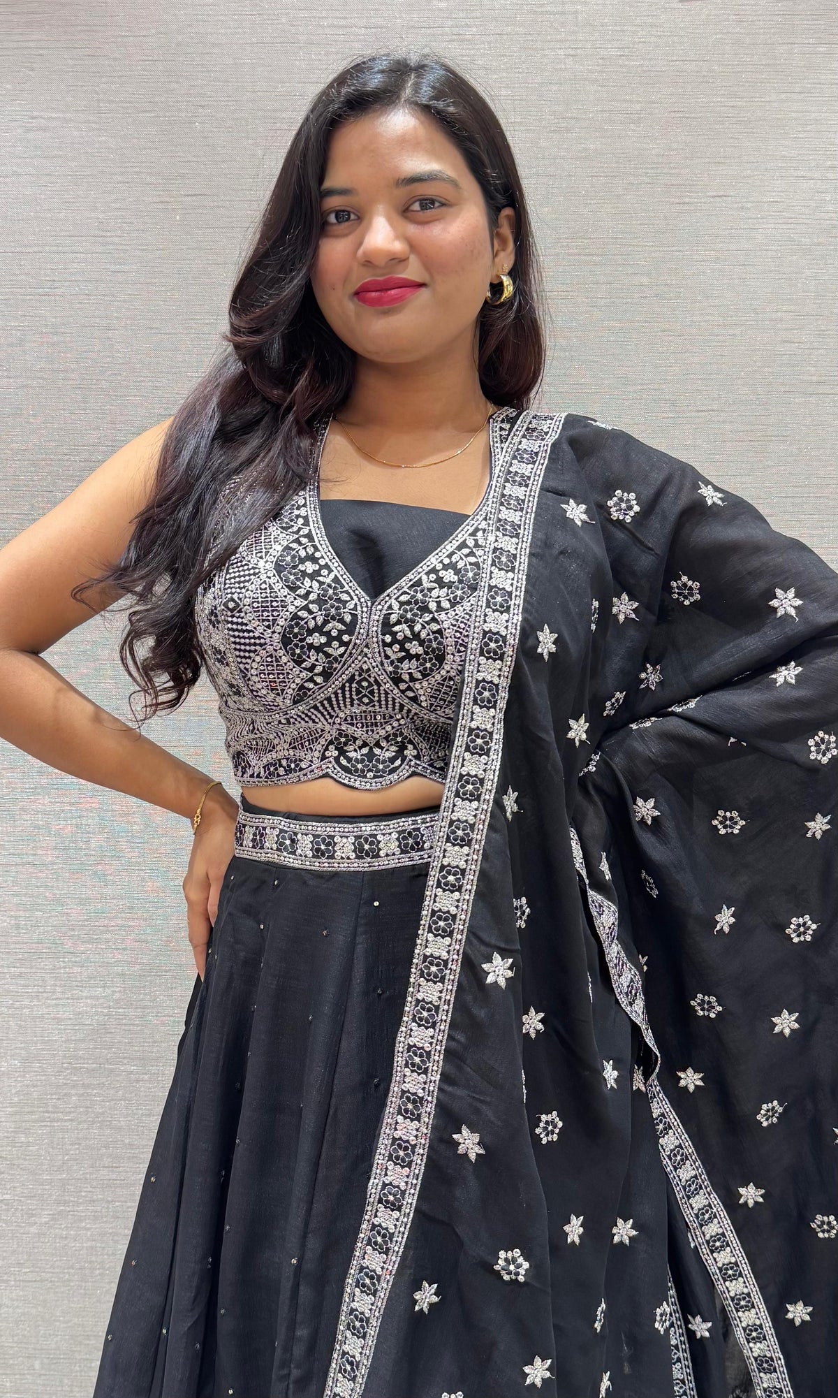 Black ELEGANT Lehenga