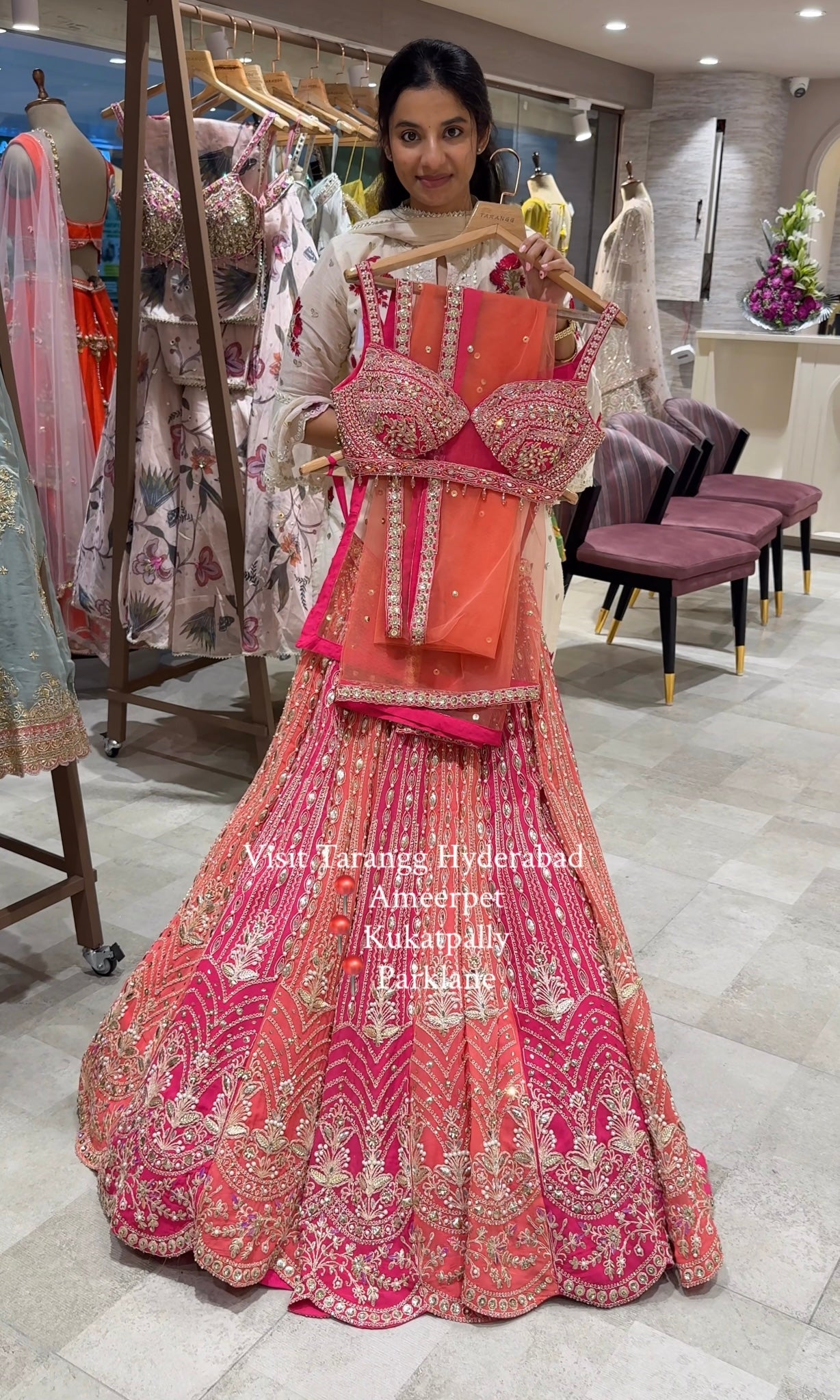 Pink Lehenga