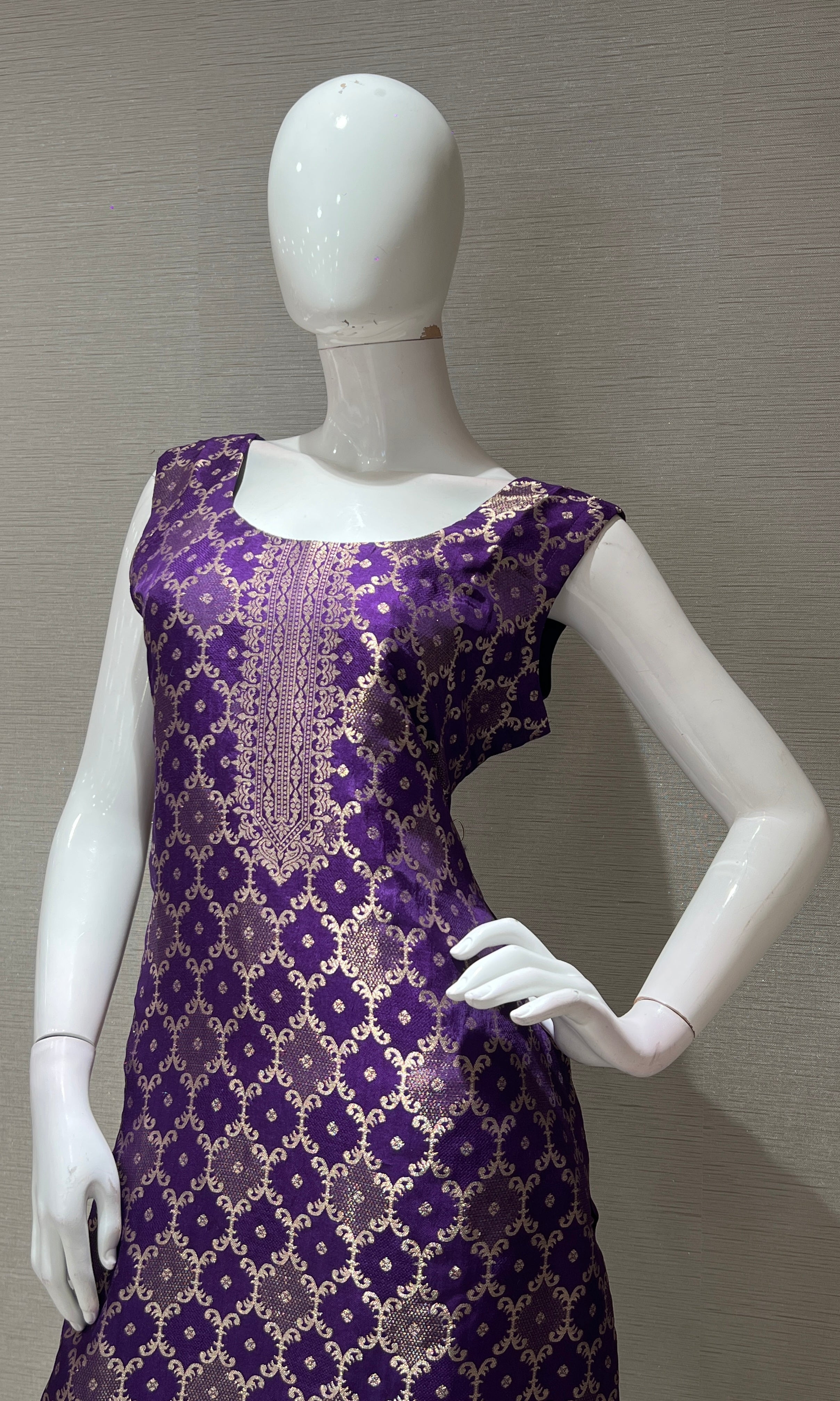 Purple GOLDEN ETHNIC kurta set