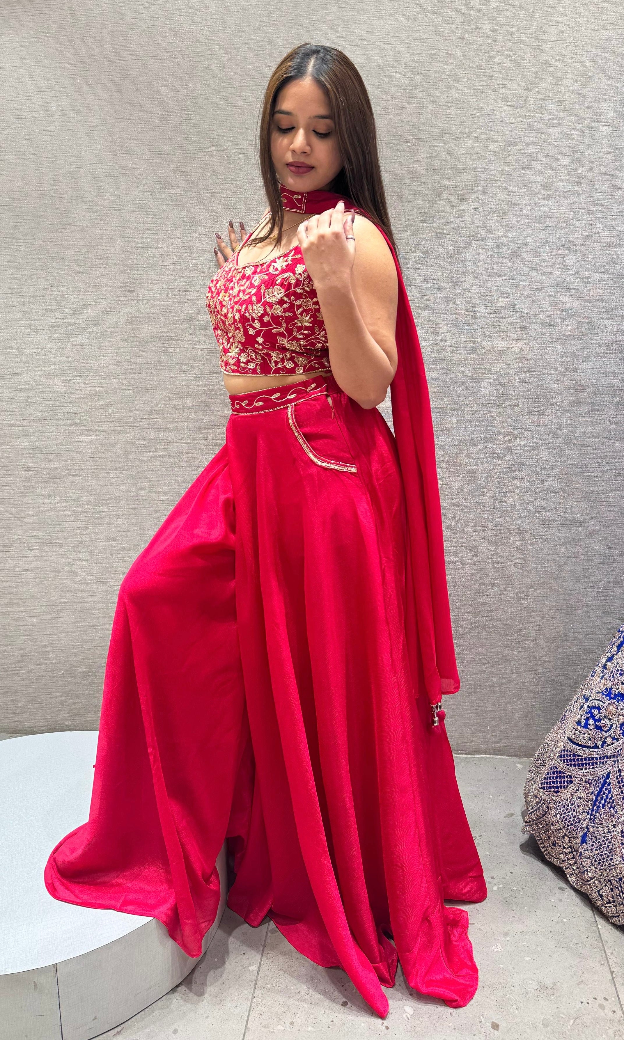Rani pink palazzo set