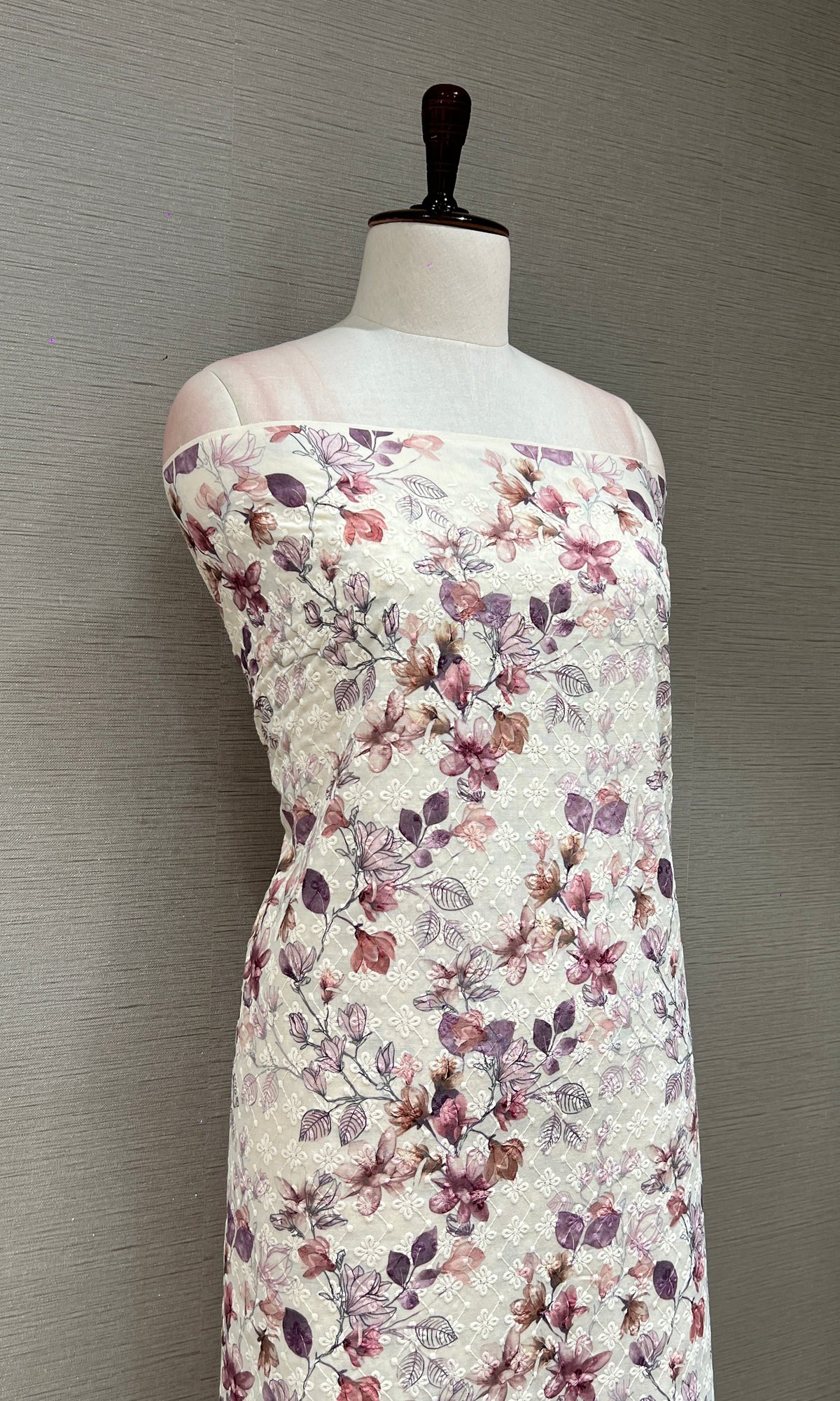 Purple dress material