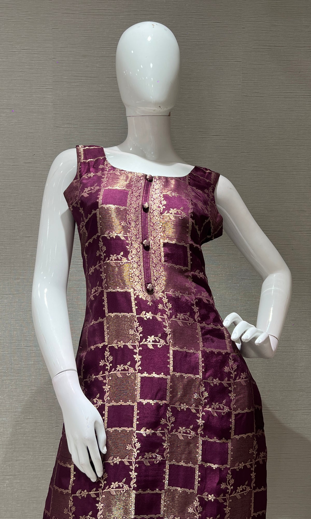 Wine kurta set