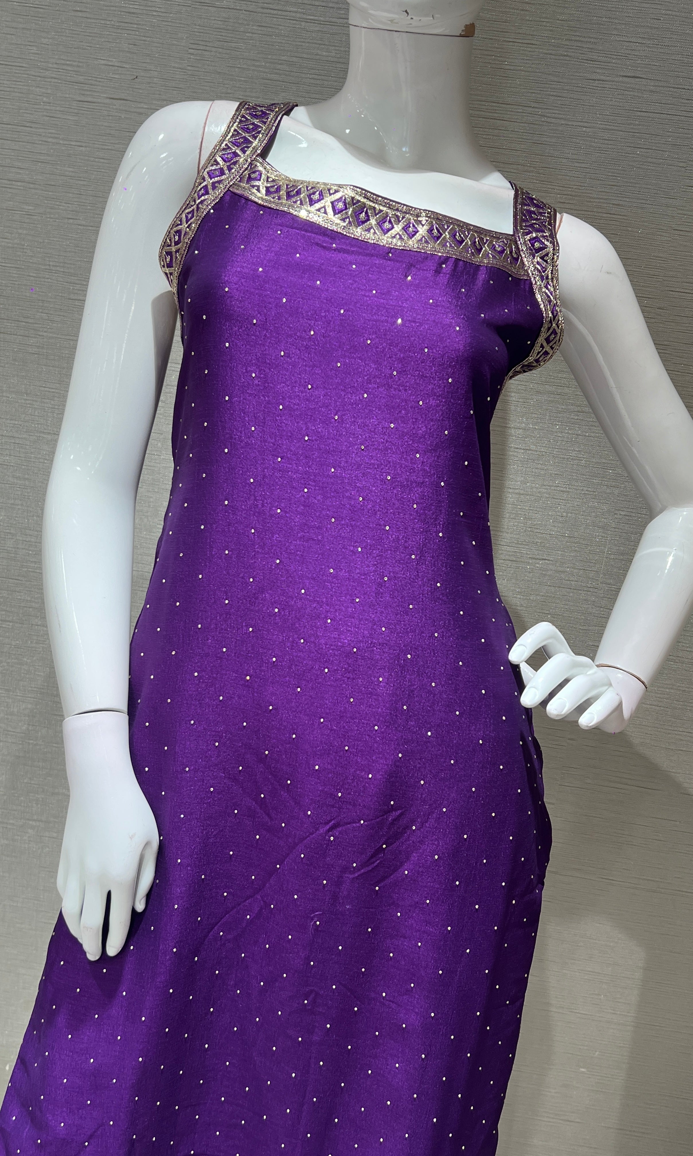 Purple ETHNIC GOLDEN kurta set