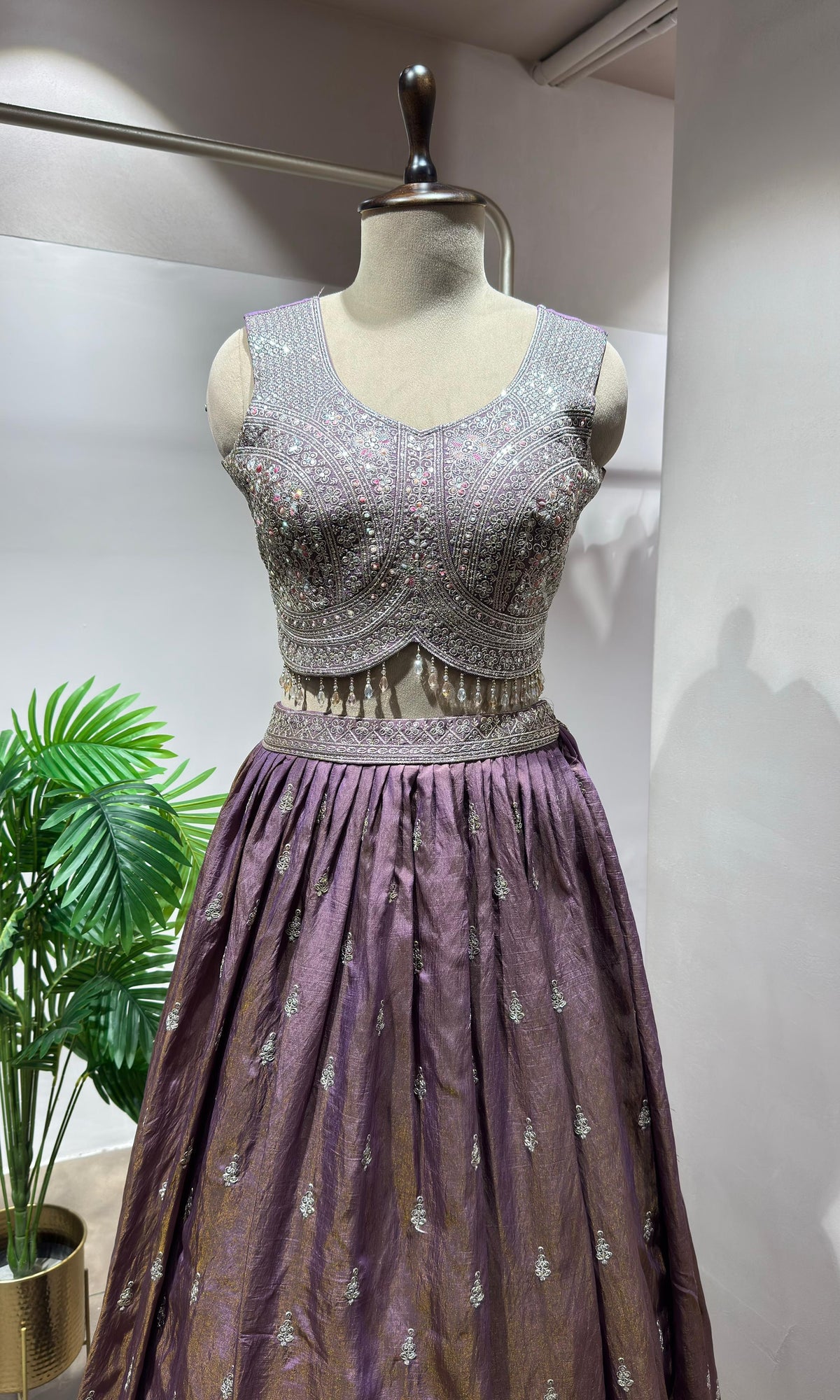 Light purple lehenga