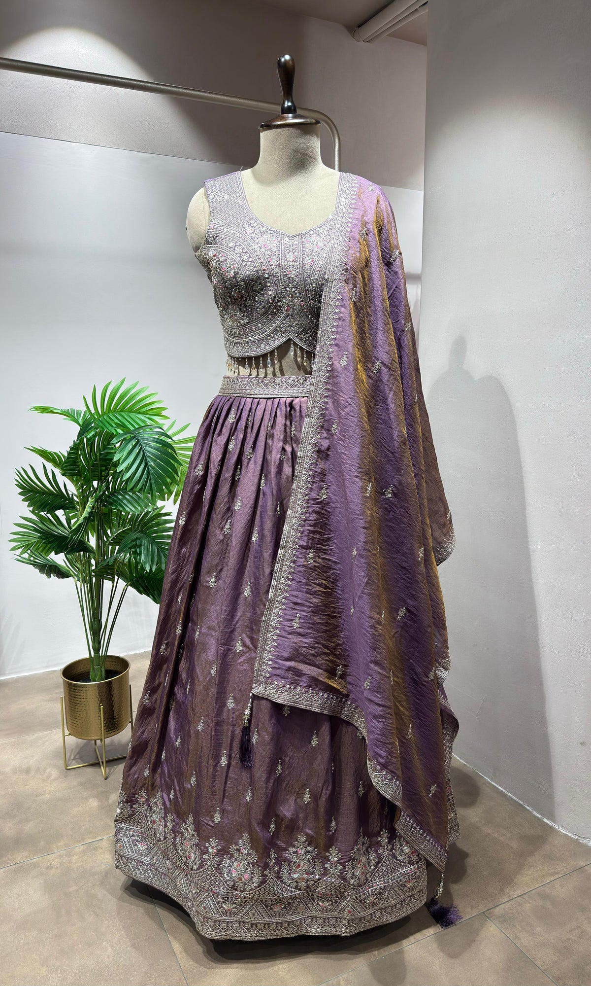 Light purple lehenga