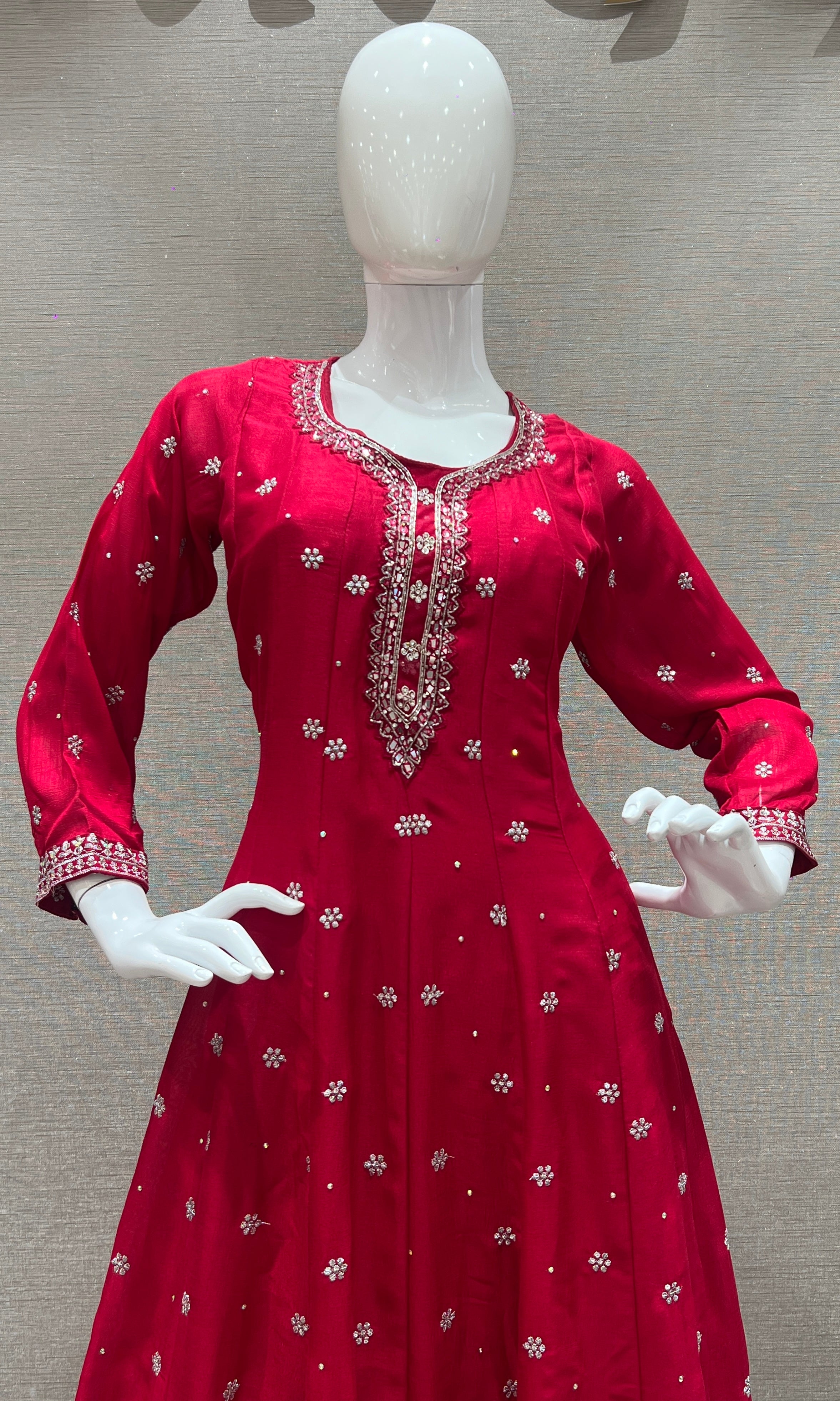 Rani pink long dress