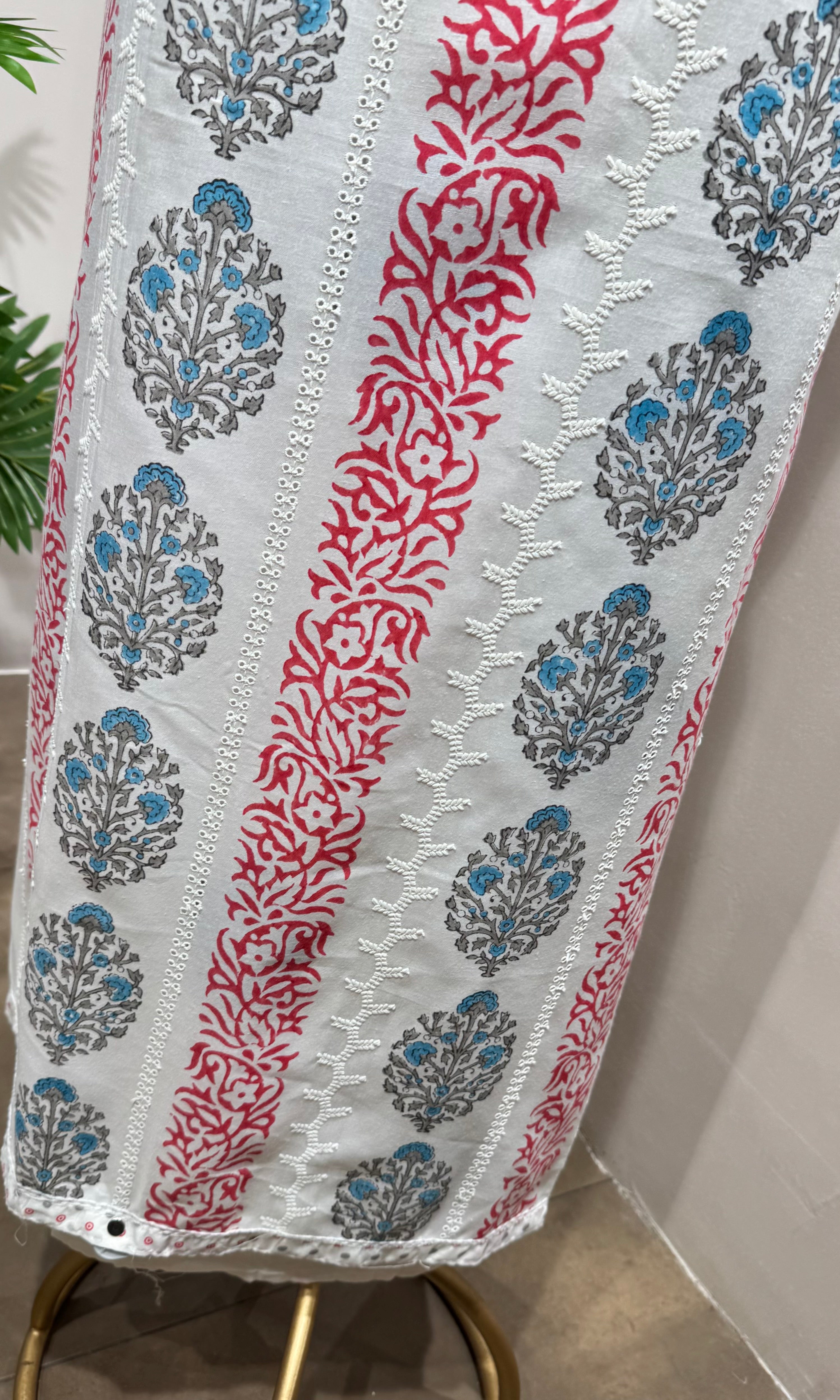 PINK Pure Cotton Printed dress material
