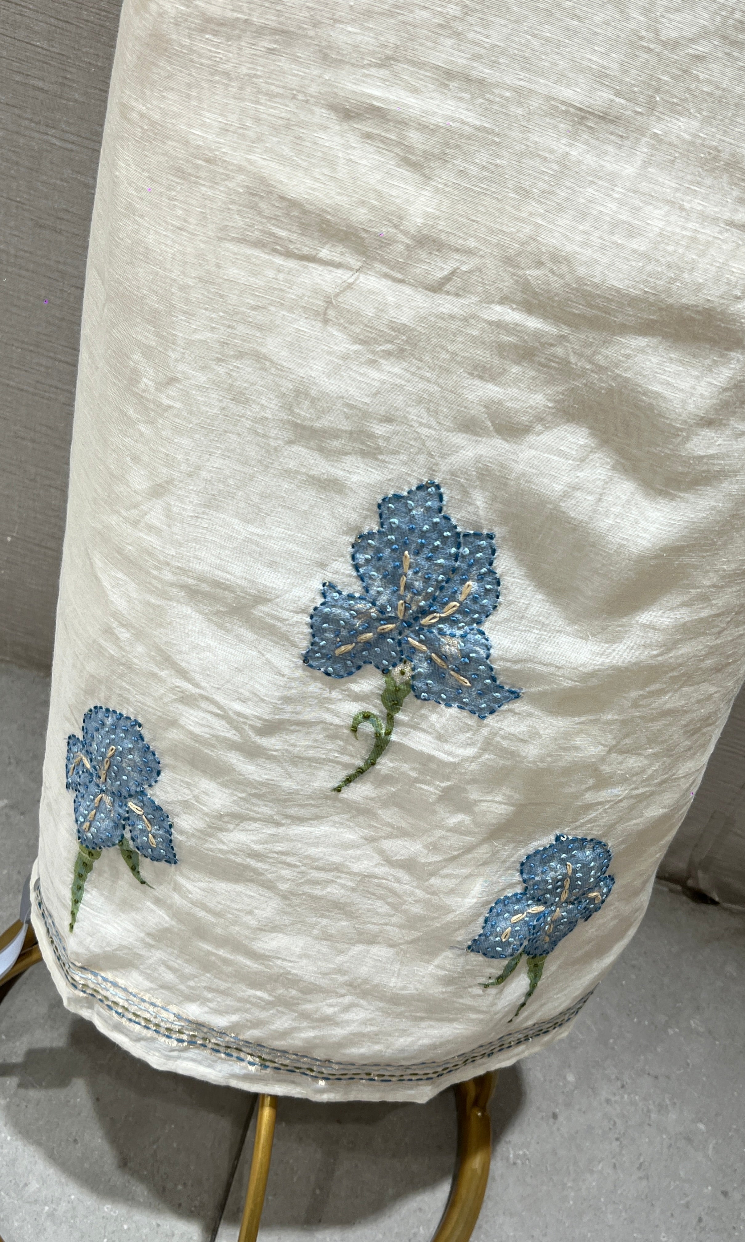 OFF WHITE DRESS MATERIAL