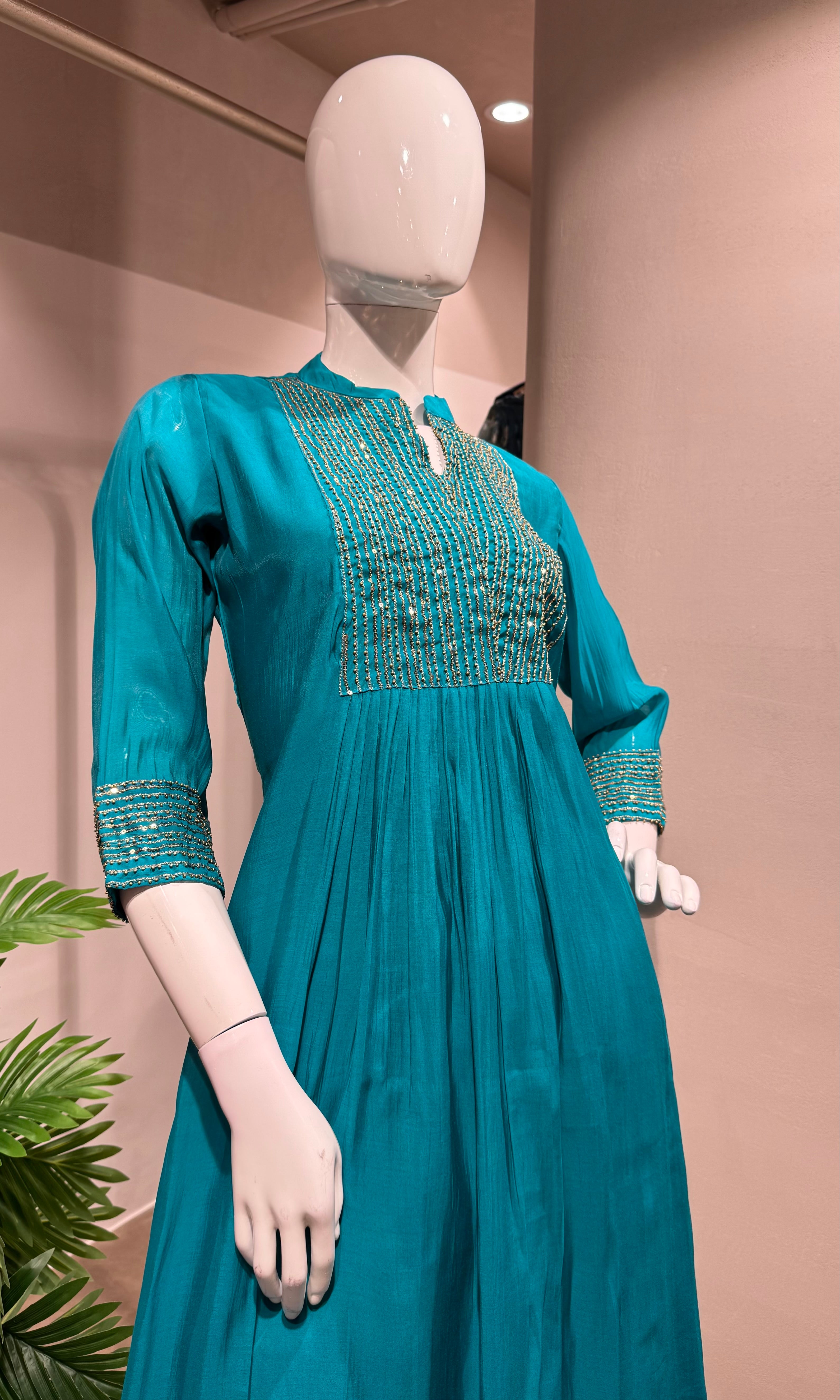 Rama Embroidered Kurta & Trouser Set