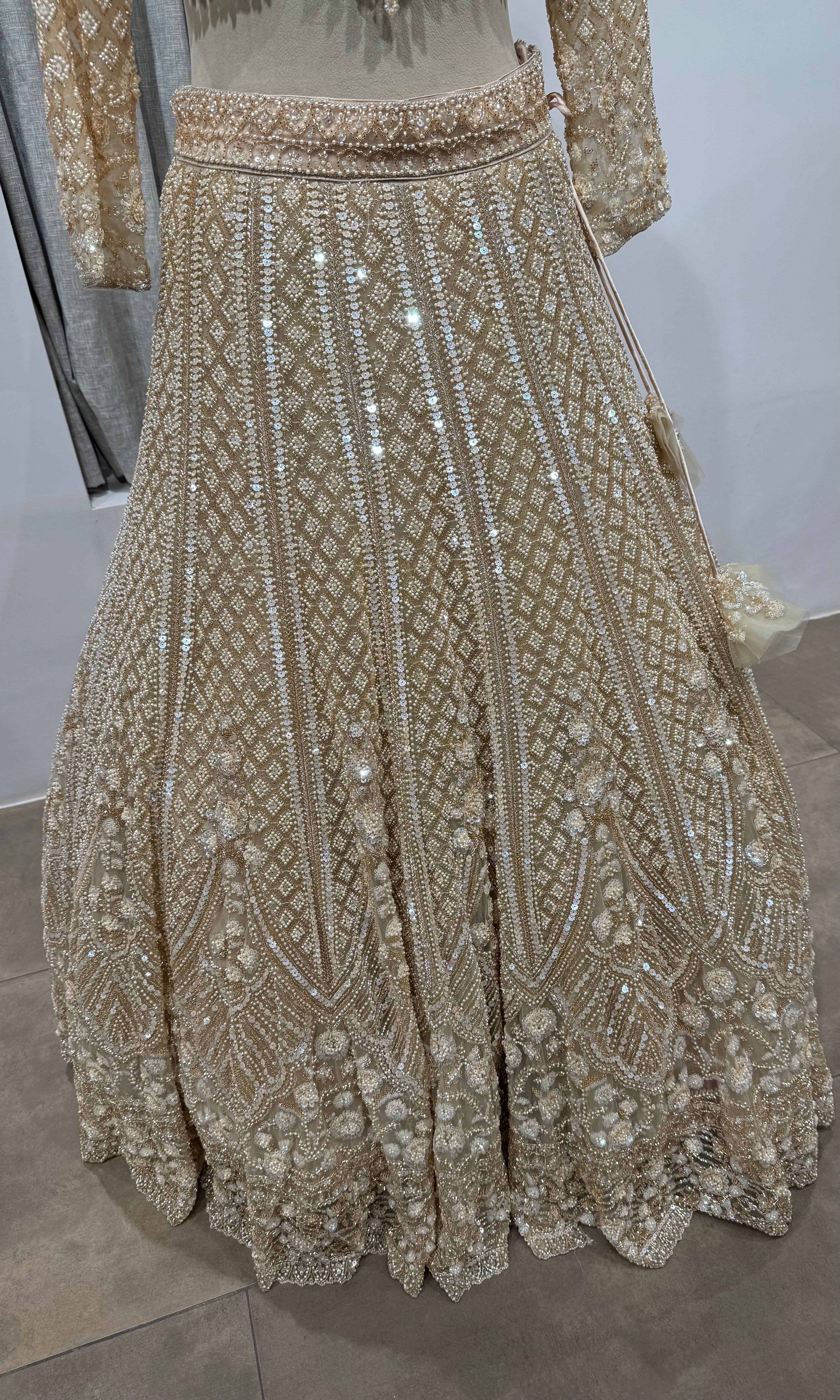 Golden Ivory Heritage Bridal Lehenga
