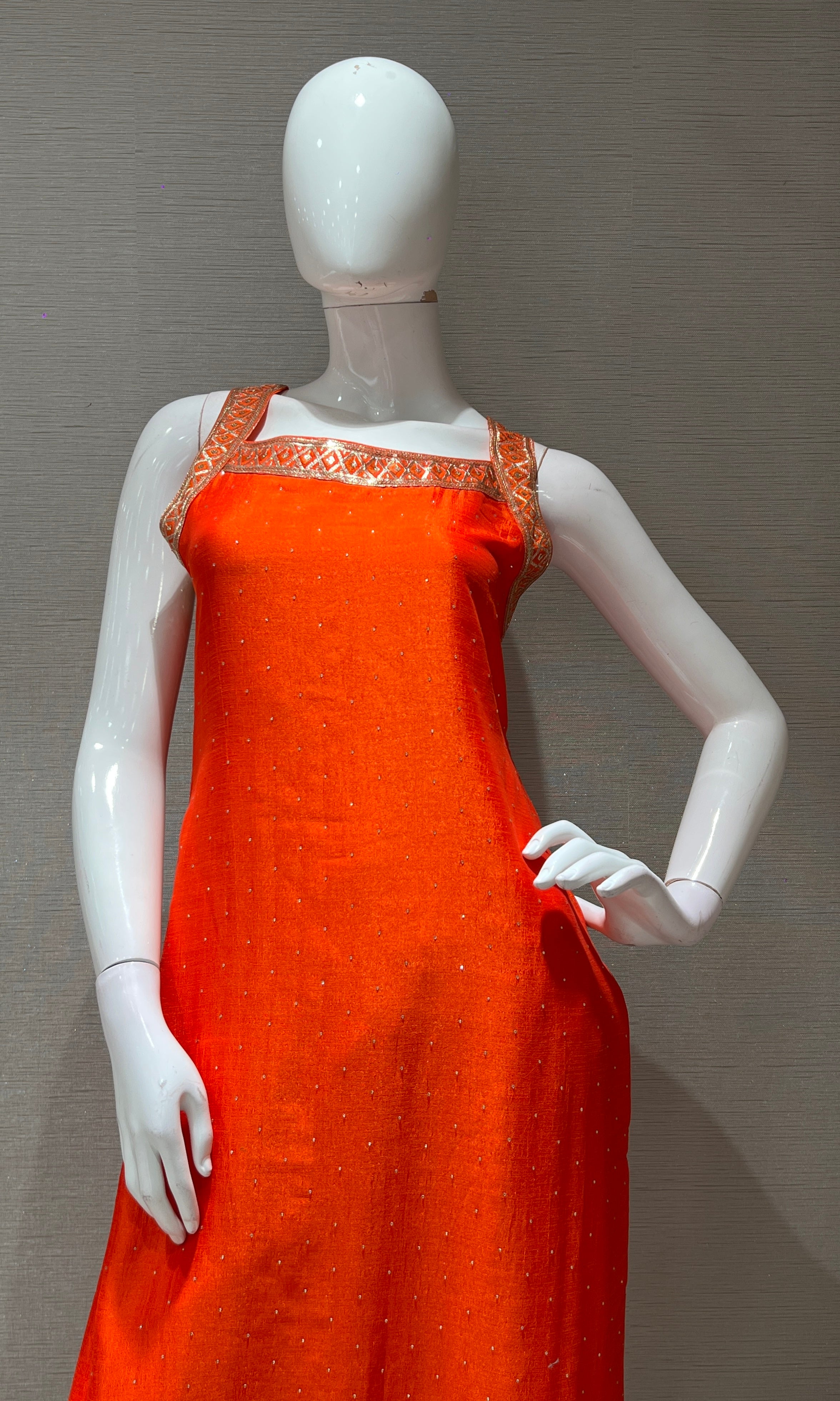 Orange kurta set