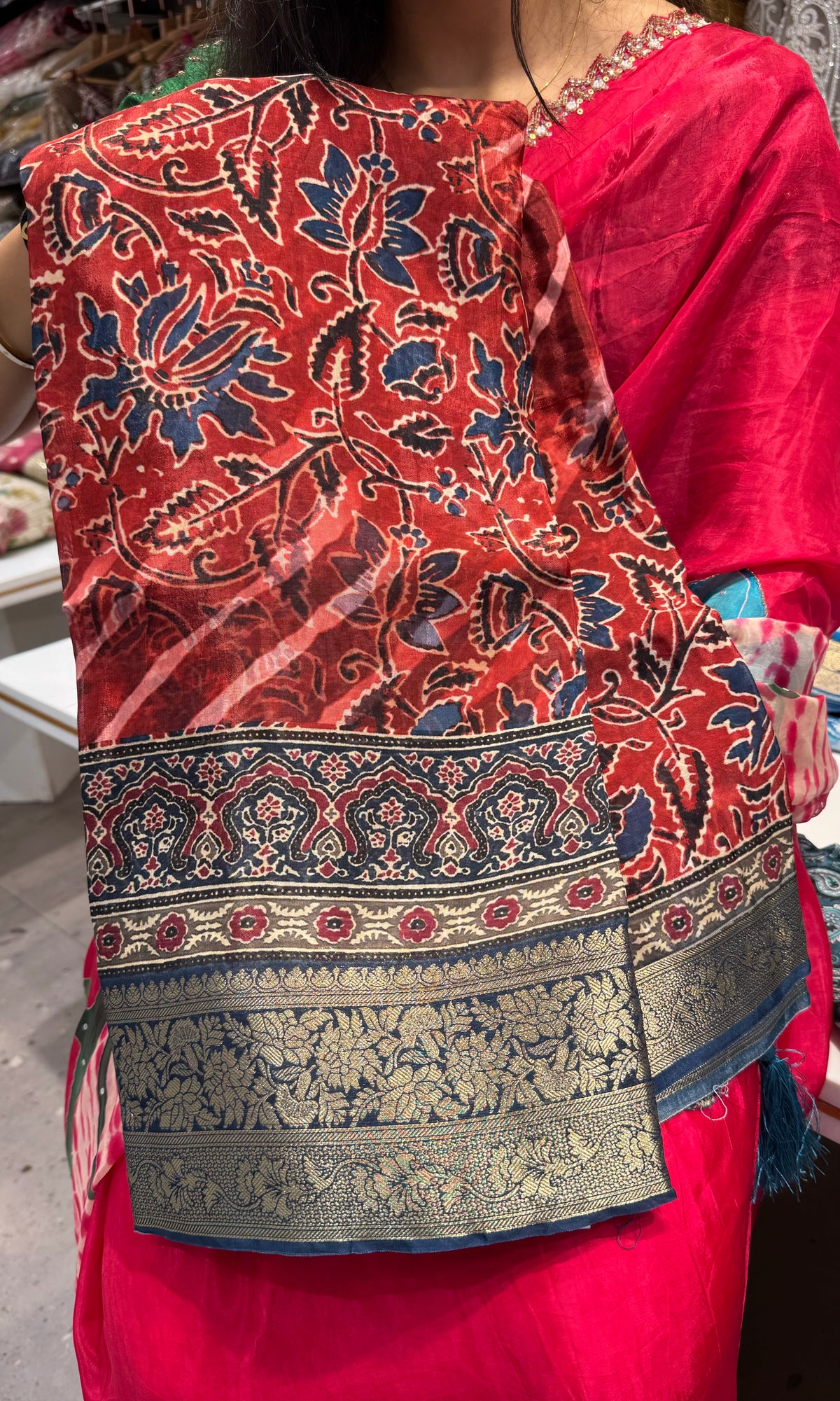 Red saree