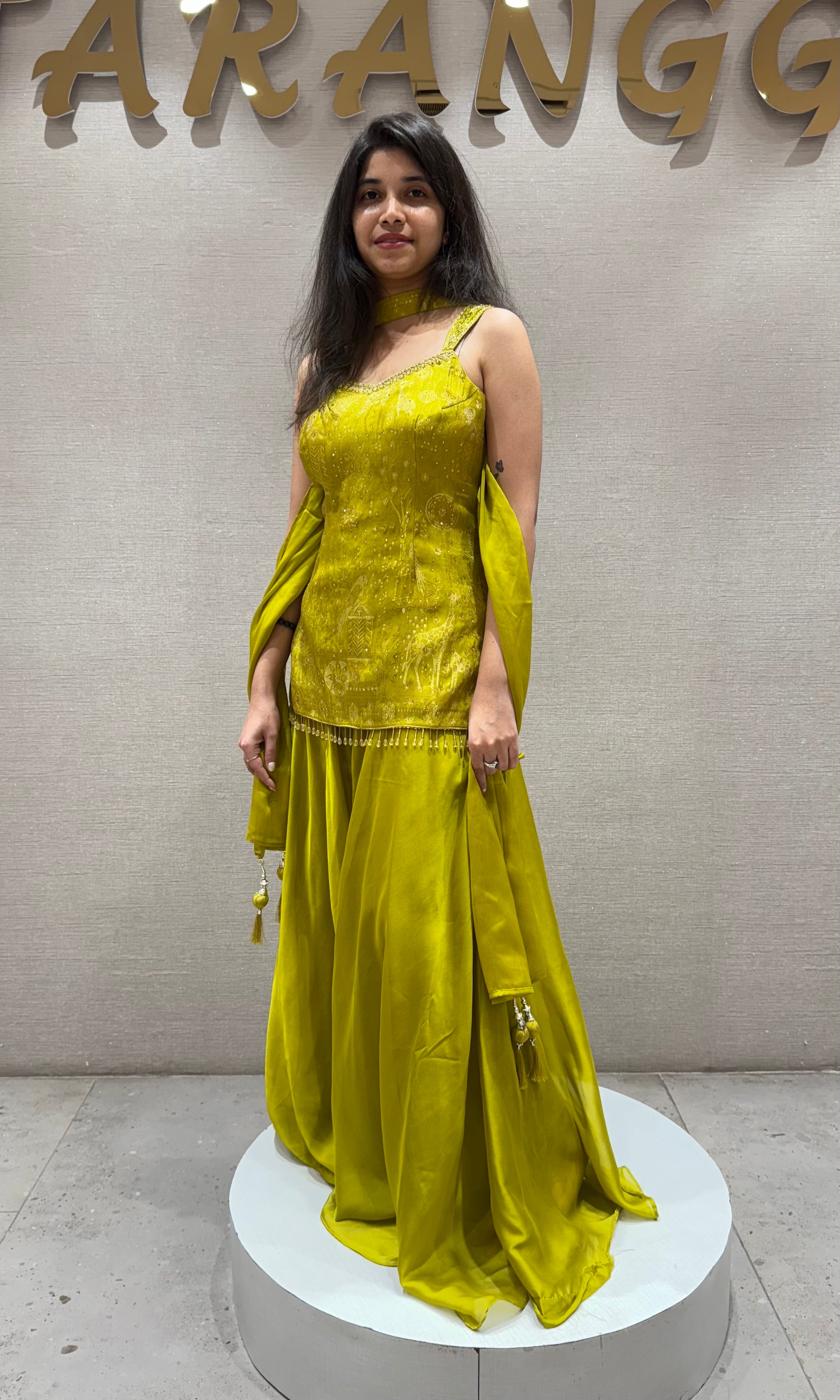 Liril EMBROIDERED SHARARA SET