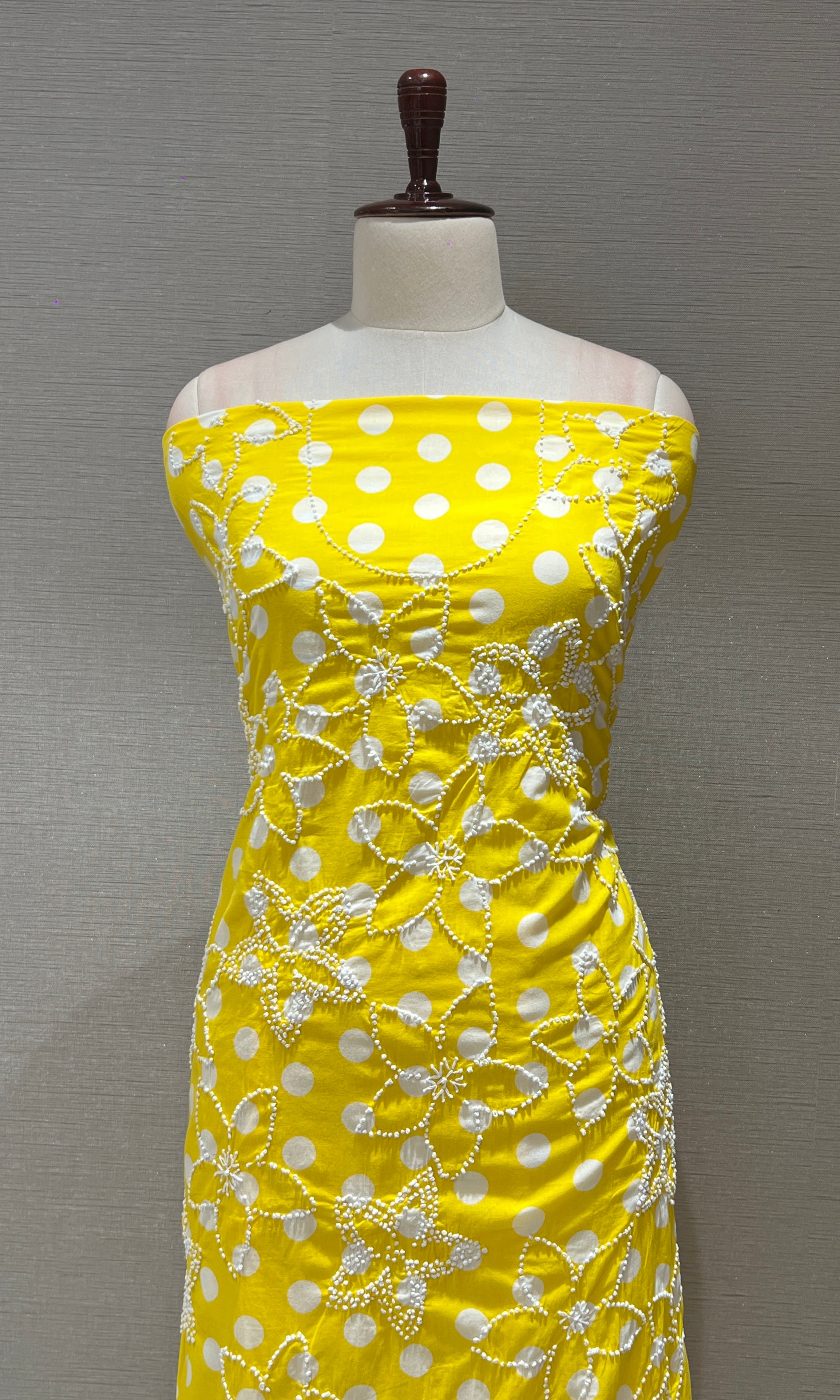 YELLOW dress material