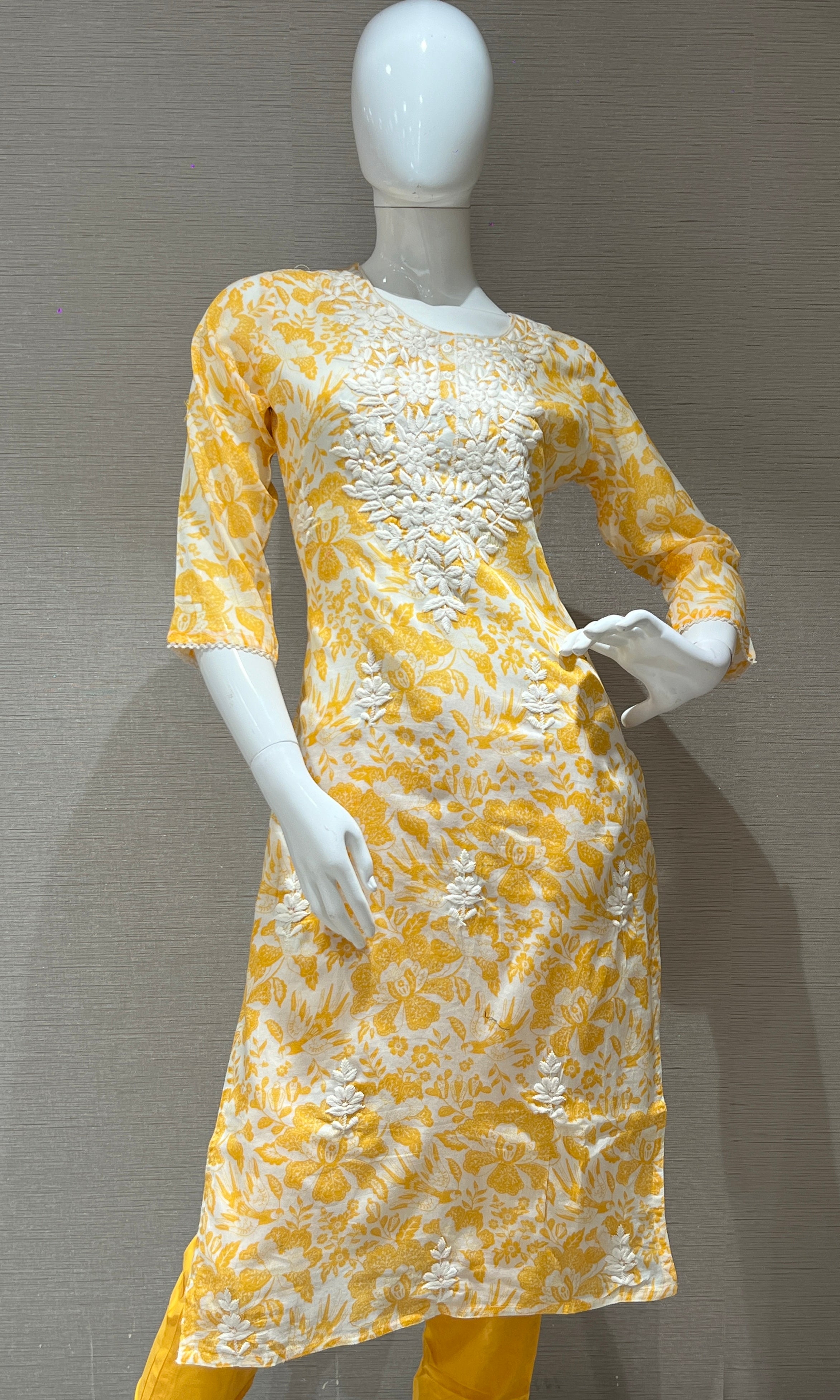 Yellow kurta set 3223