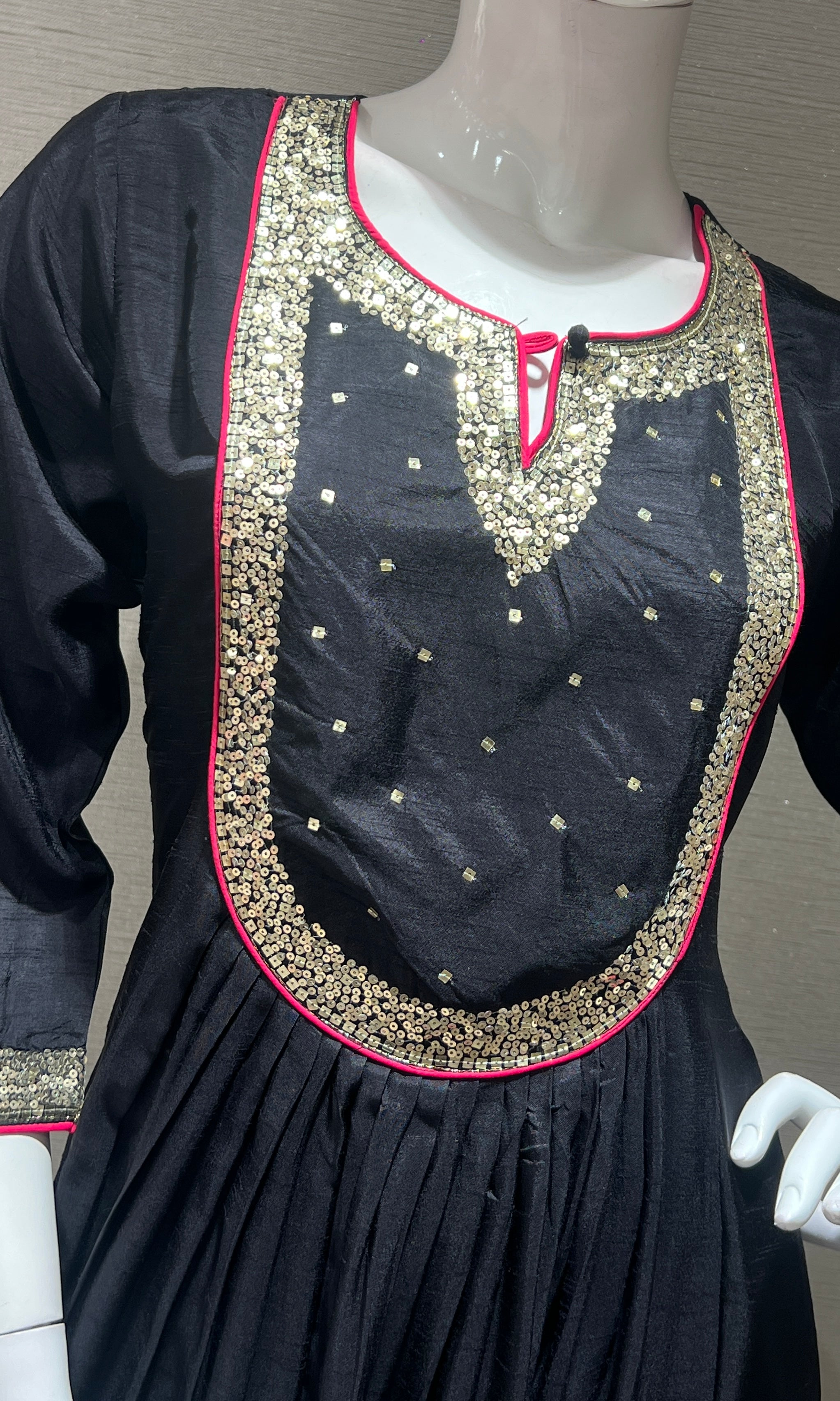 Black kurta set