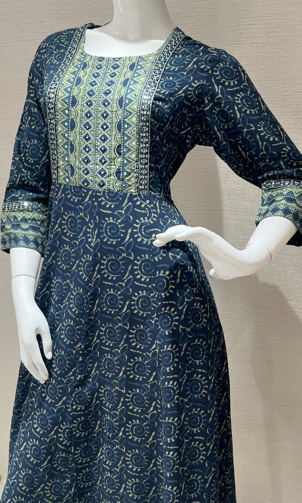 Bottle Green A-Line Top